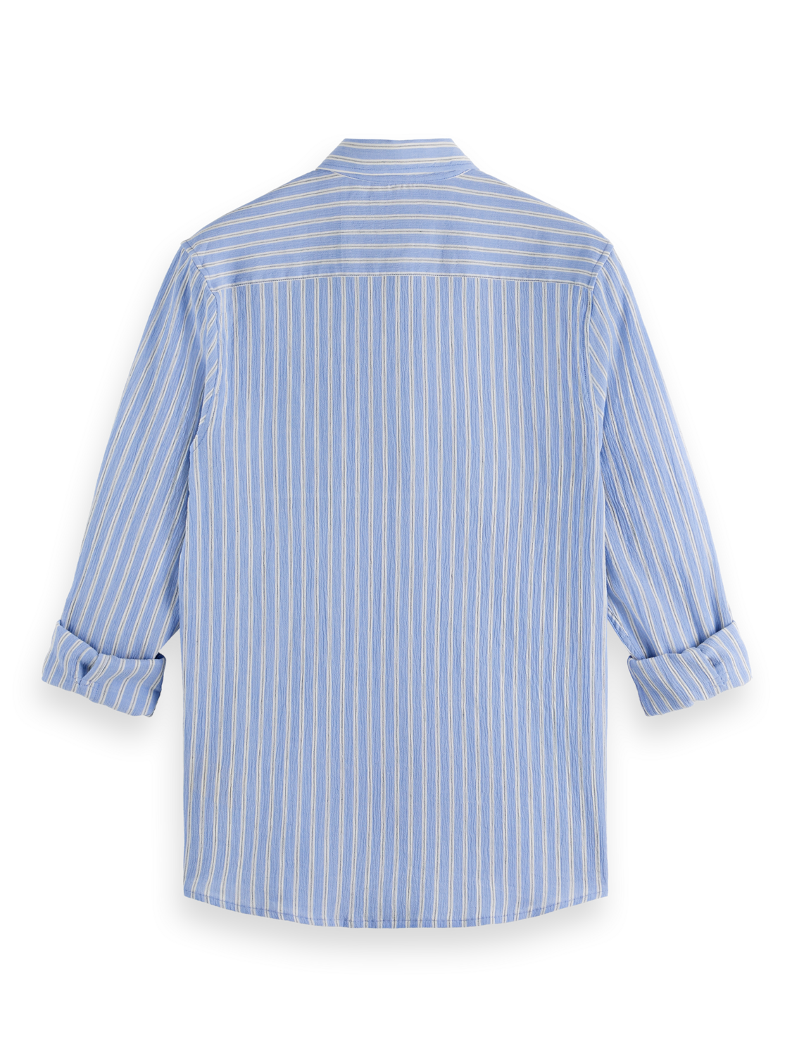 Regular crinkle striped shirt
