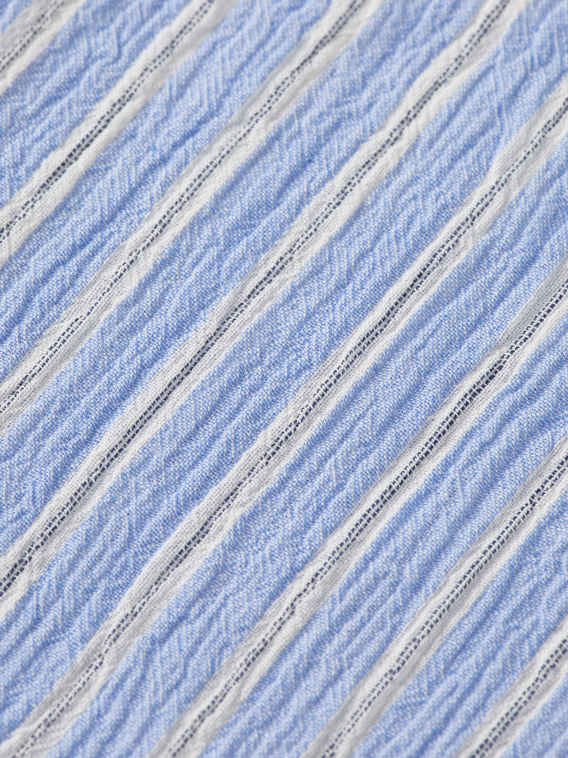 Regular crinkle striped shirt