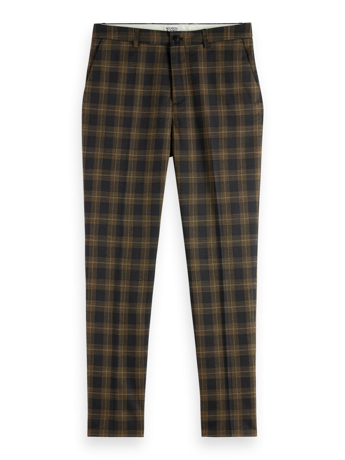Irving yarn-dyed tailored check chino