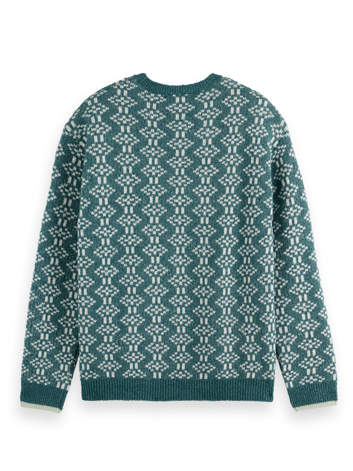 Jacquard regular fit crewneck