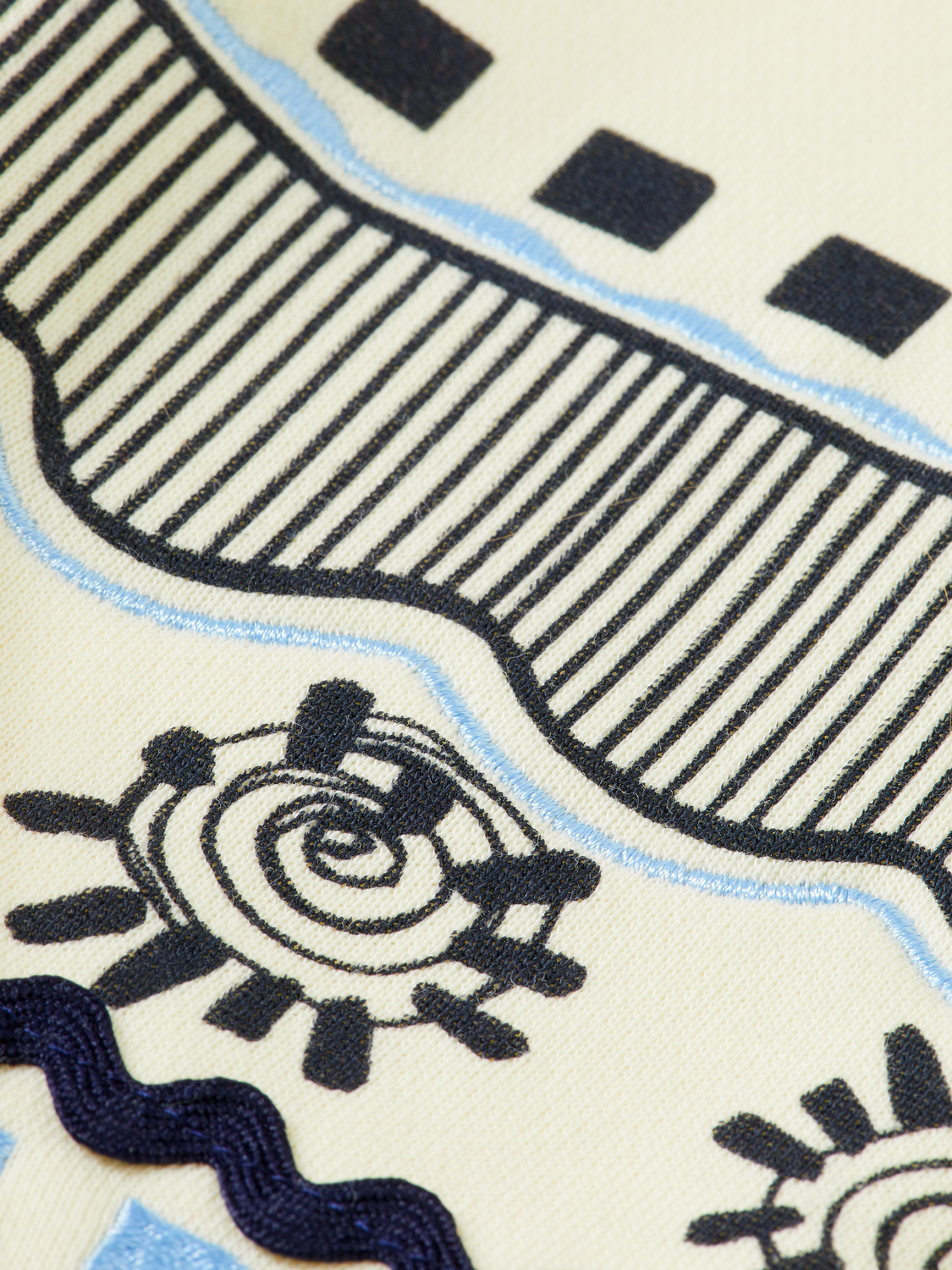 Girls Embroidered Crewneck