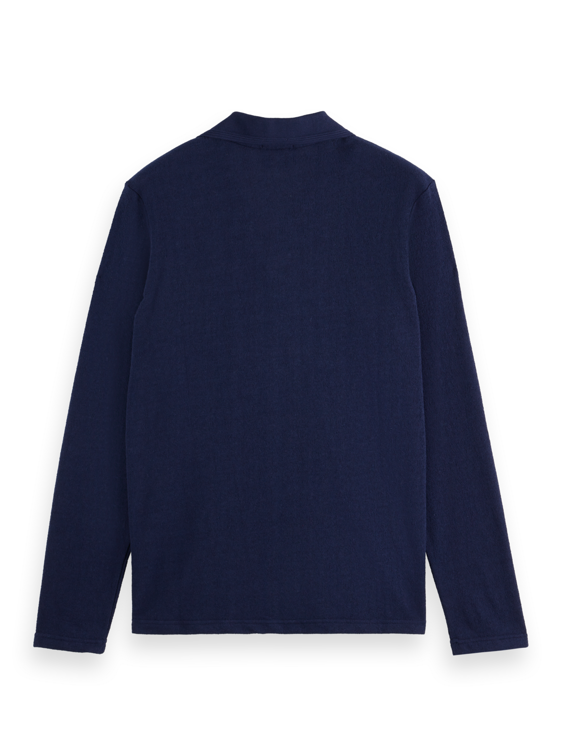 pocket relaxed long sleeve polo