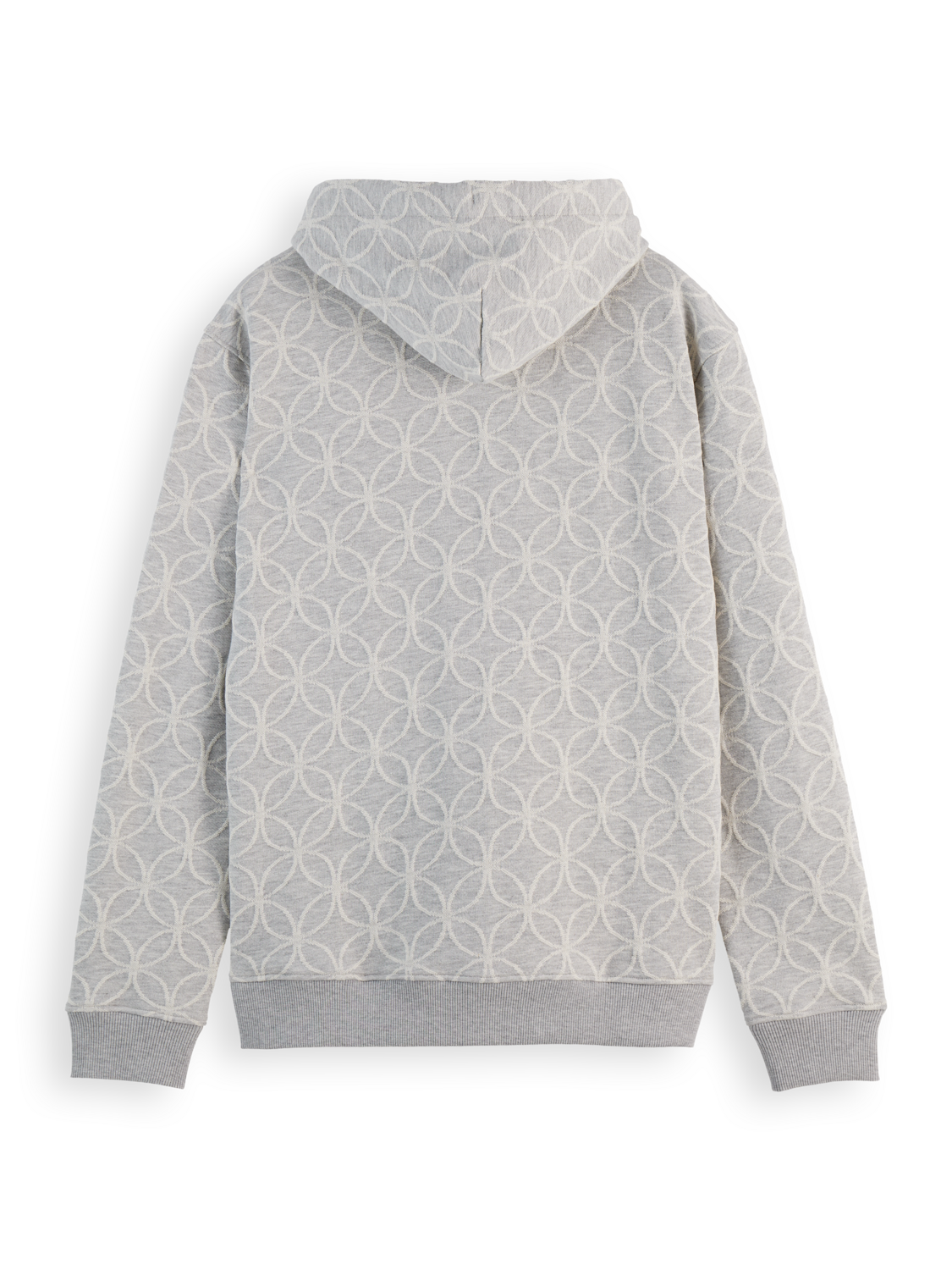 Jacquard regular fit hoodie