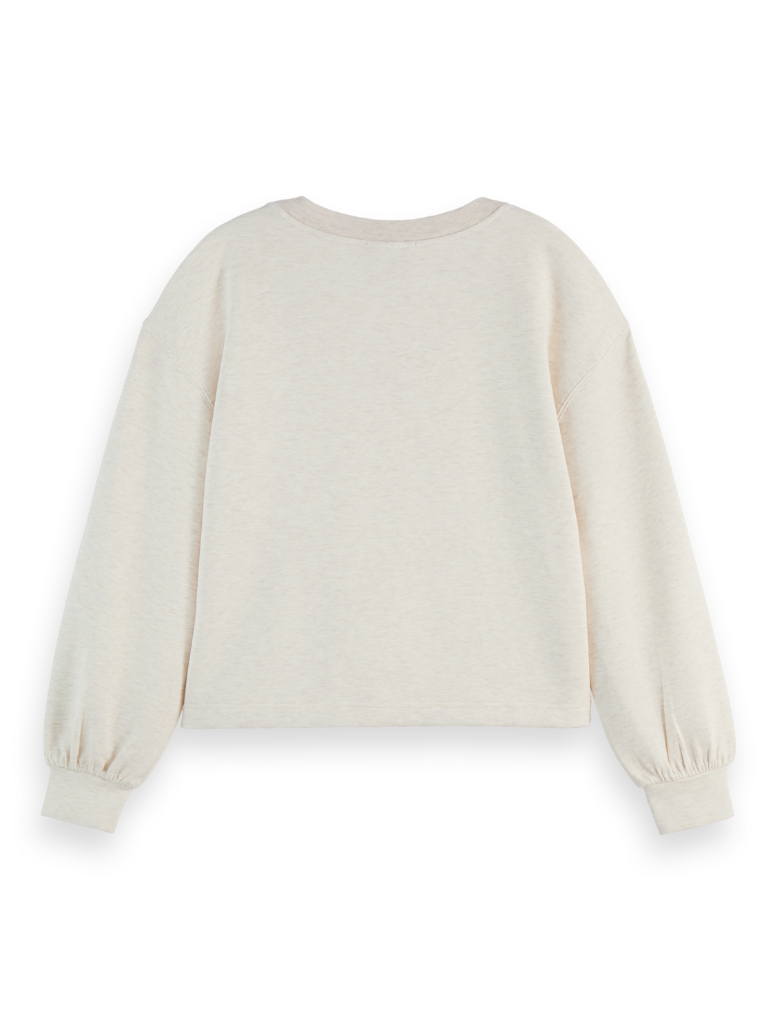 V-neck modal sweatshirt