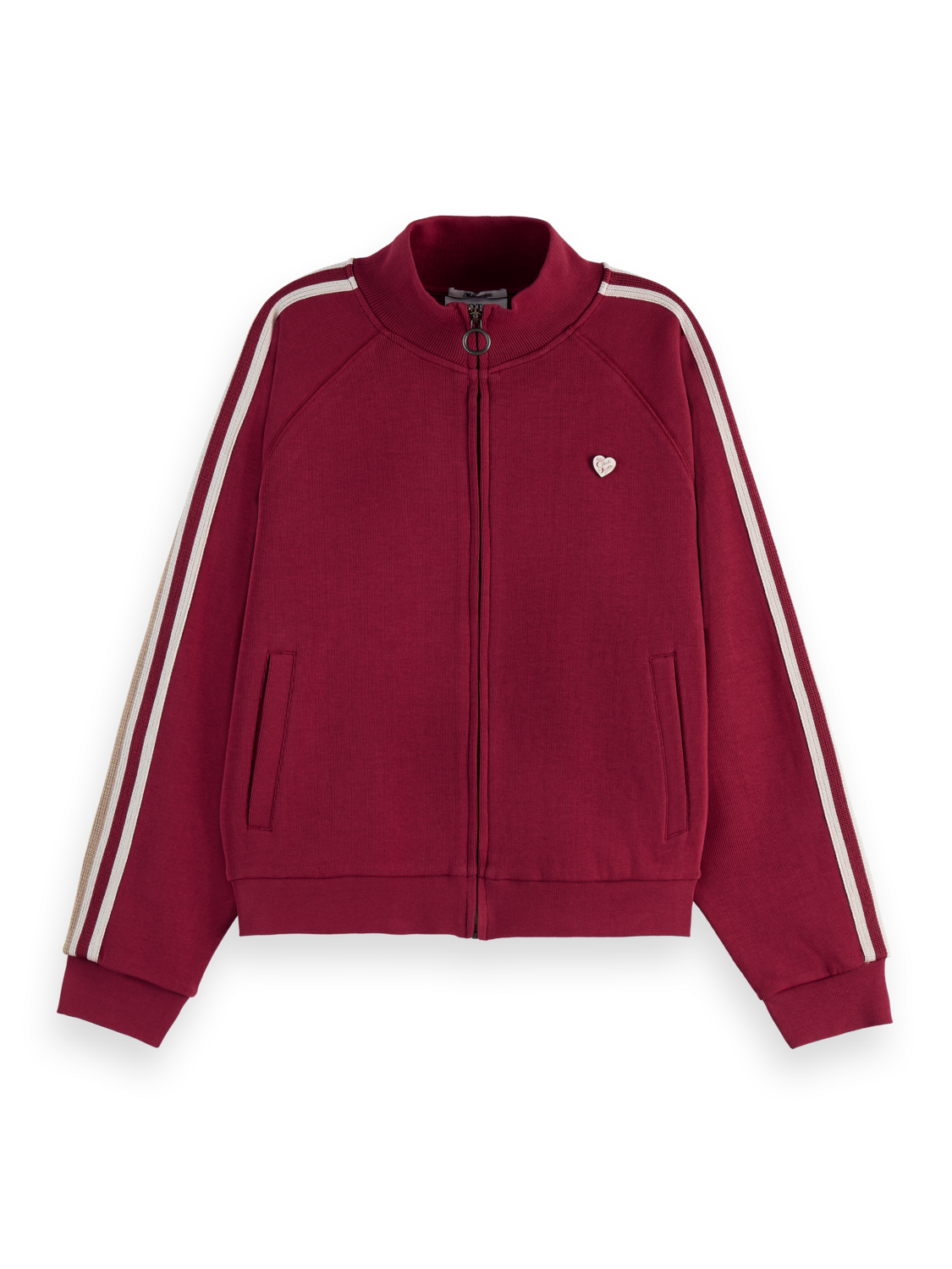 Tracksuit zip through