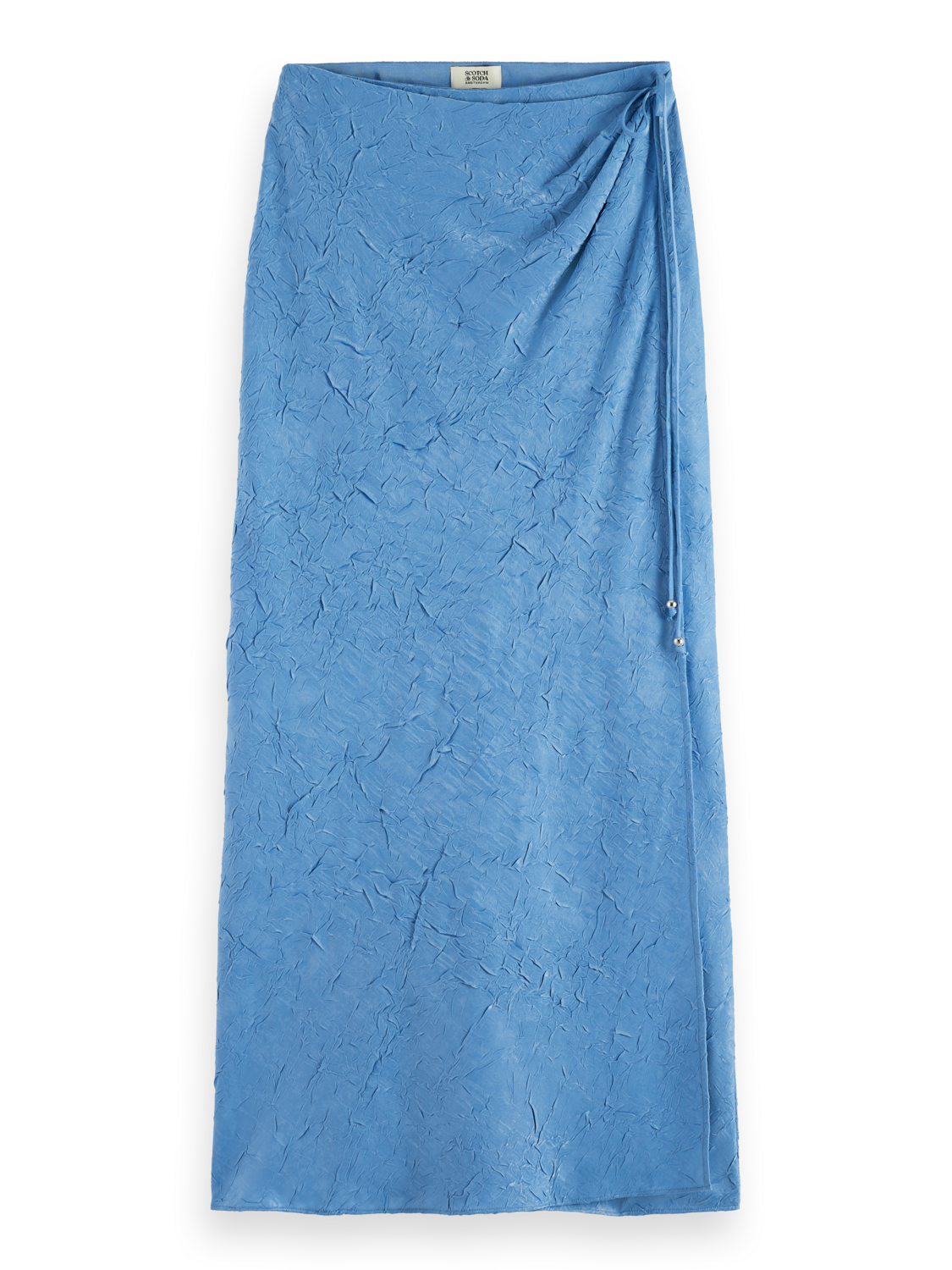 Crushed Satin Skirt