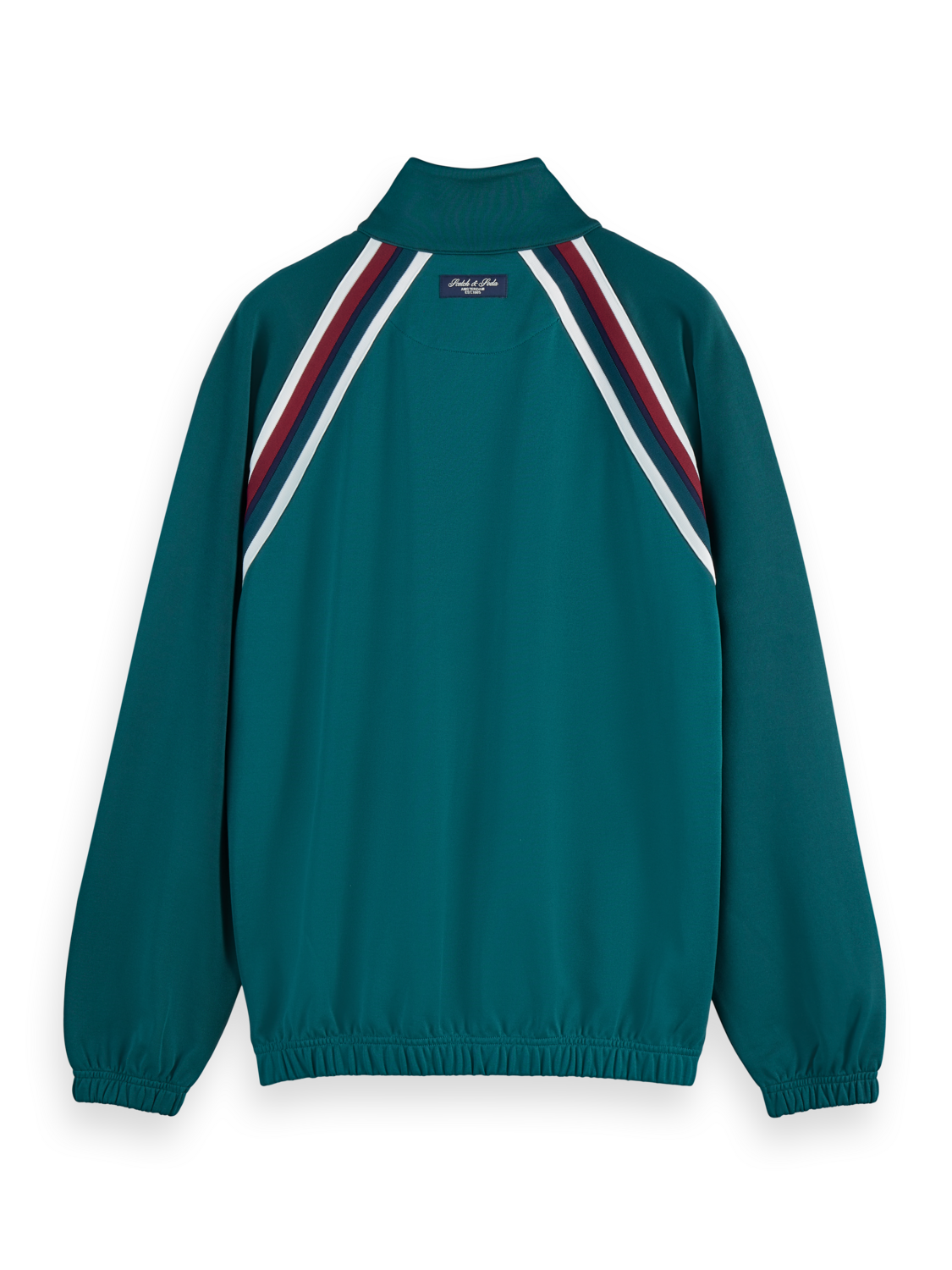 Track full zip through sweatshirt