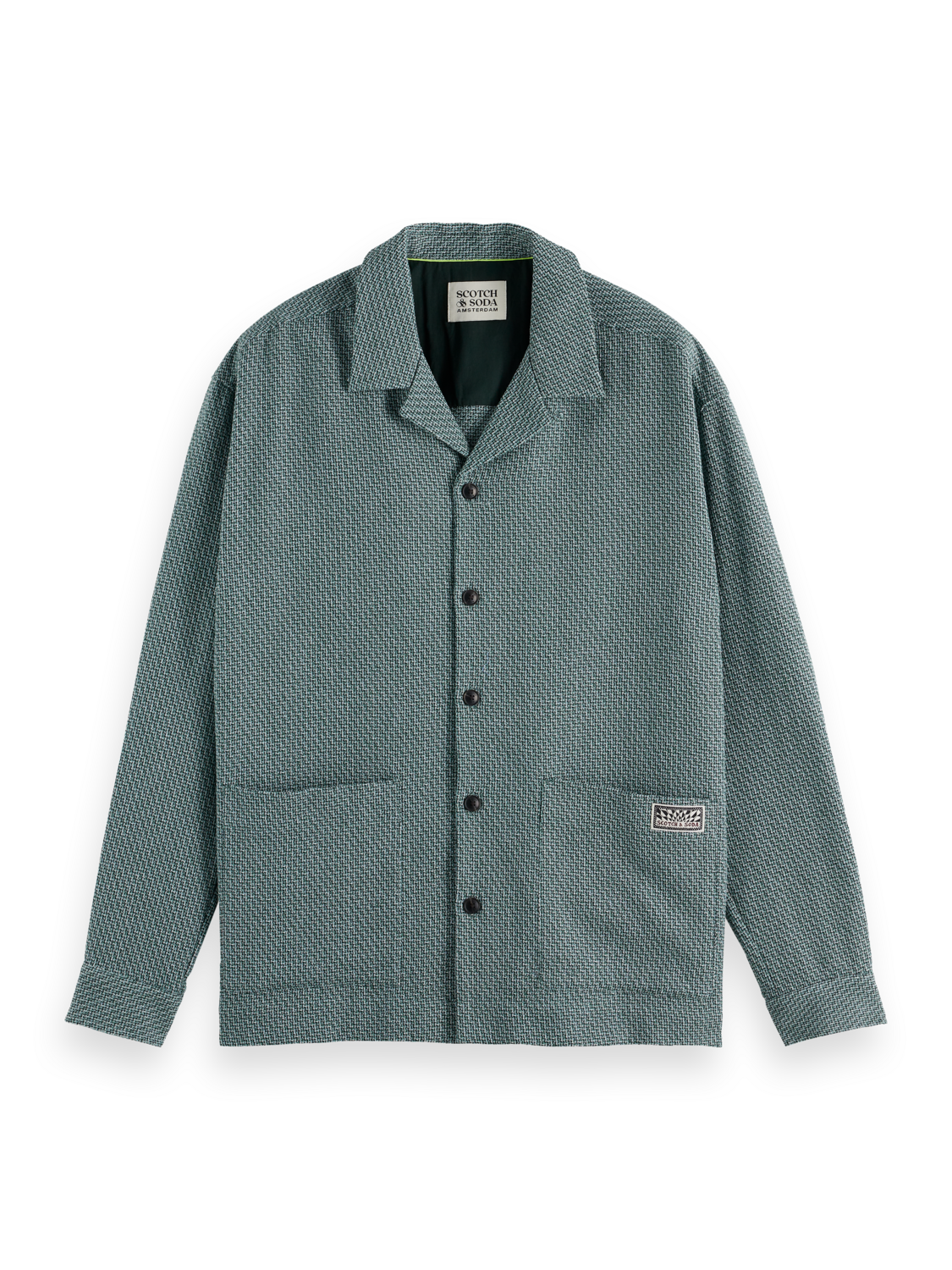 Relaxed structured overshirt