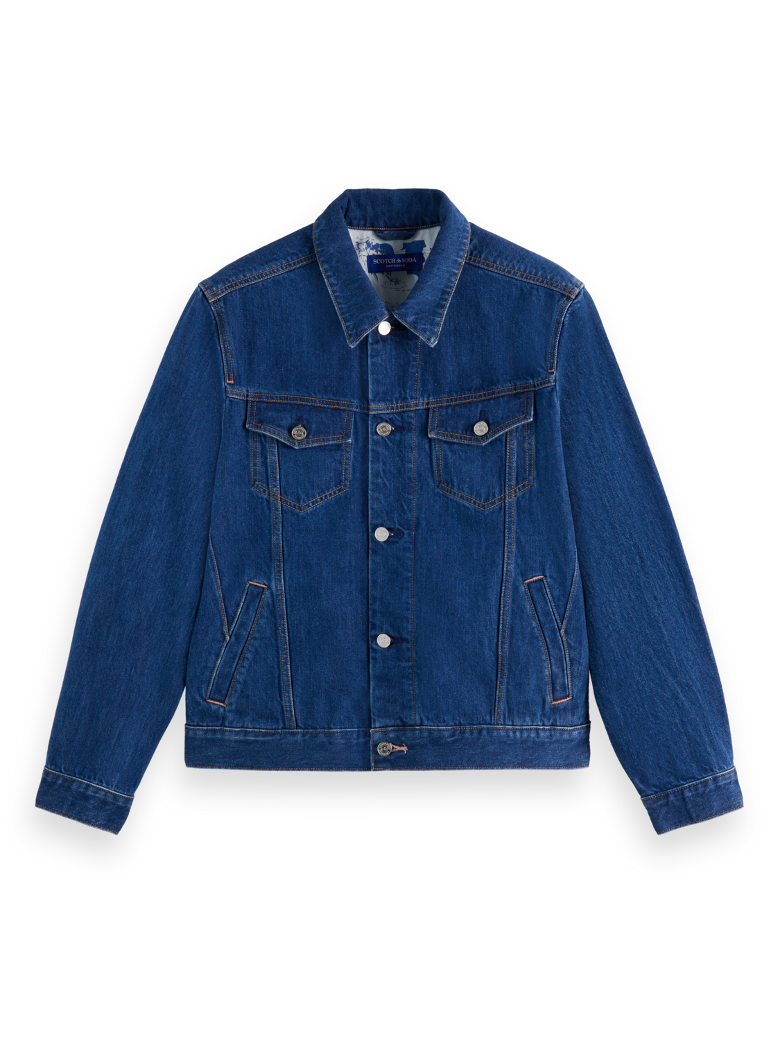 Denim trucker jacket