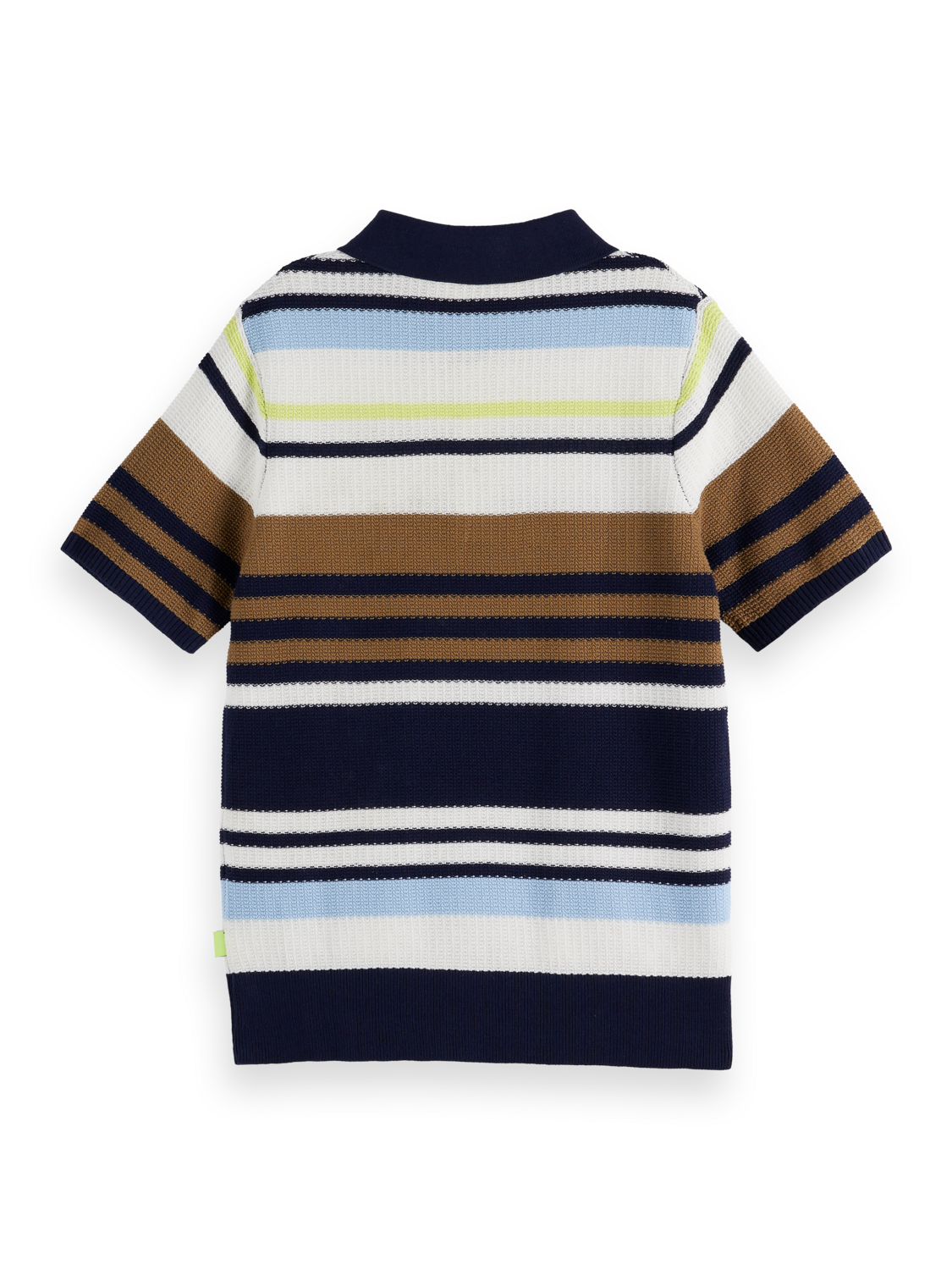 Boys Knitted Stripe Polo