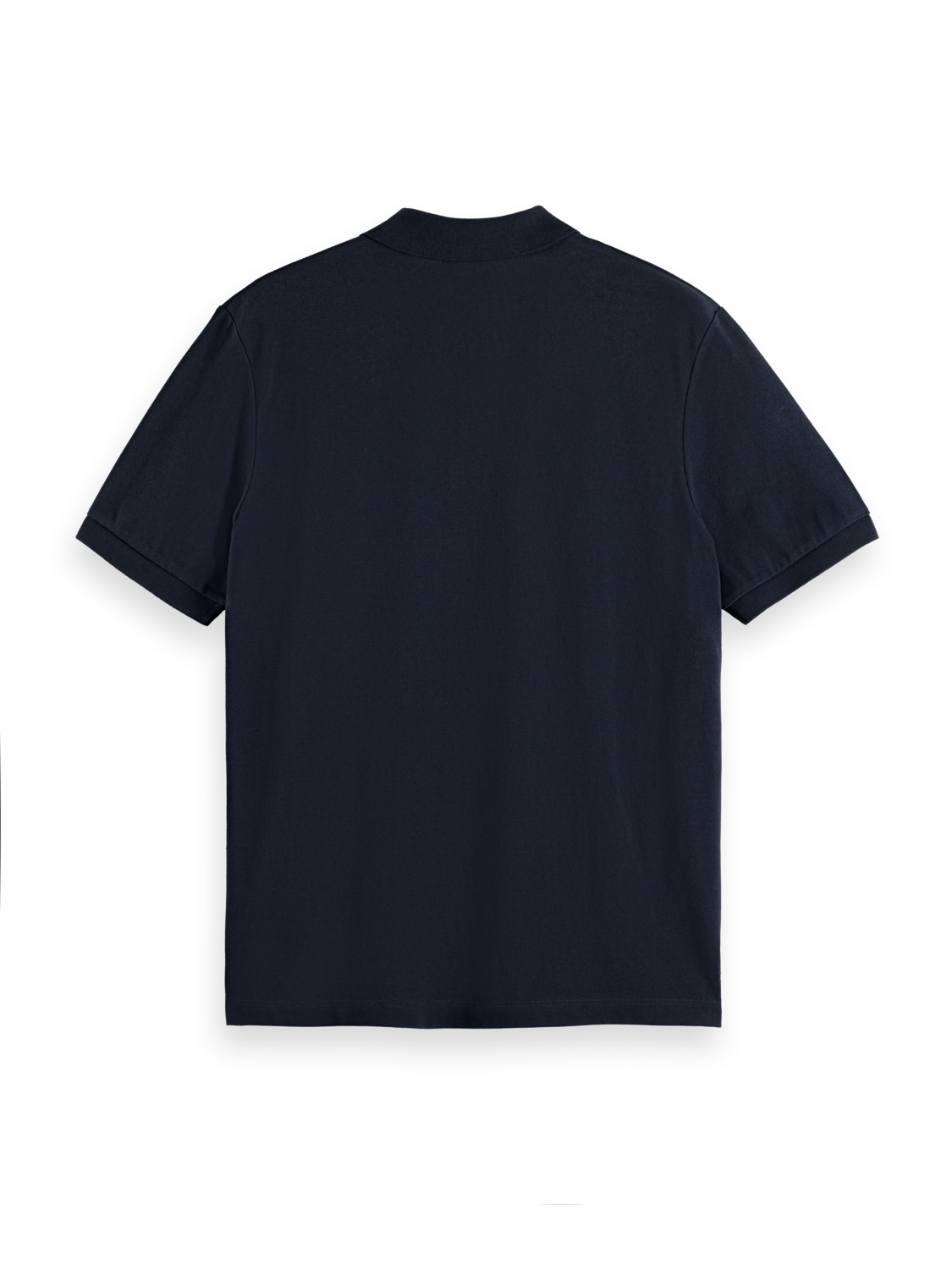 GARMENT-DYED SHORT-SLEEVED PIQUE POLO