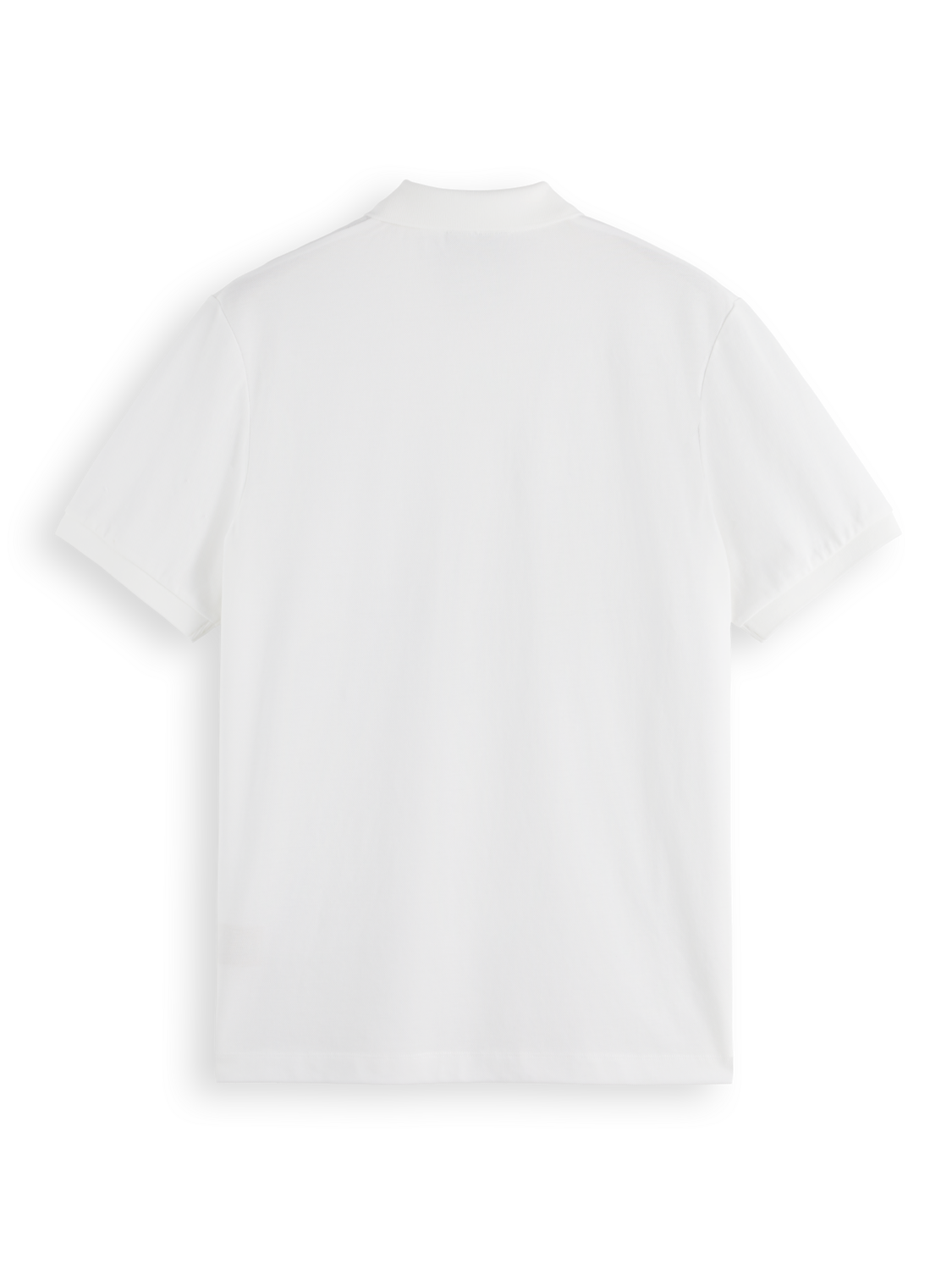 GARMENT-DYED SHORT-SLEEVED PIQUE POLO