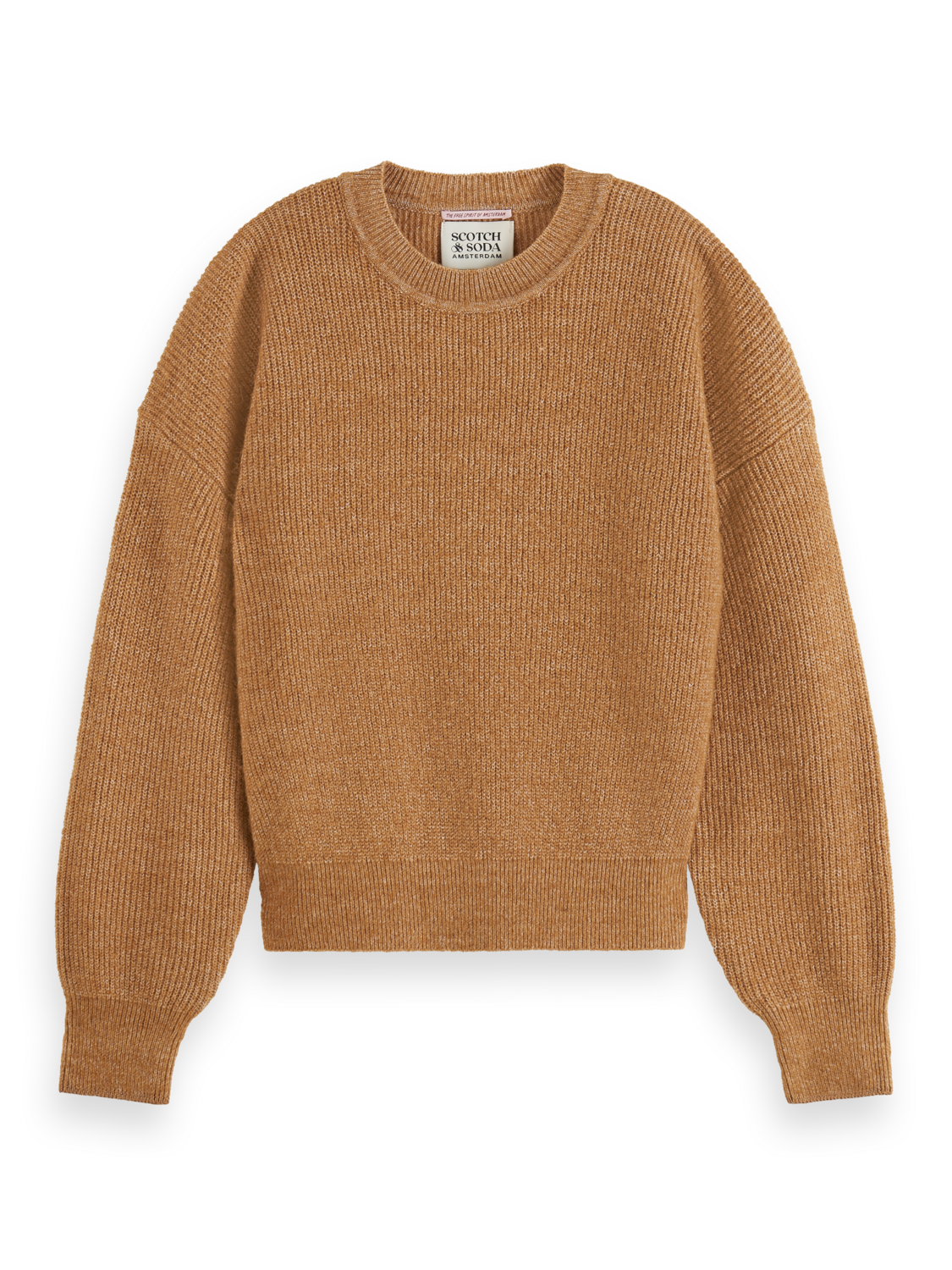 ESSENTIALS FUZZY CREW NECK PULLOVER