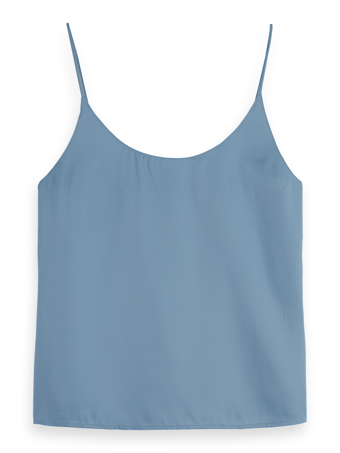 Singlet woven front jersey back tank