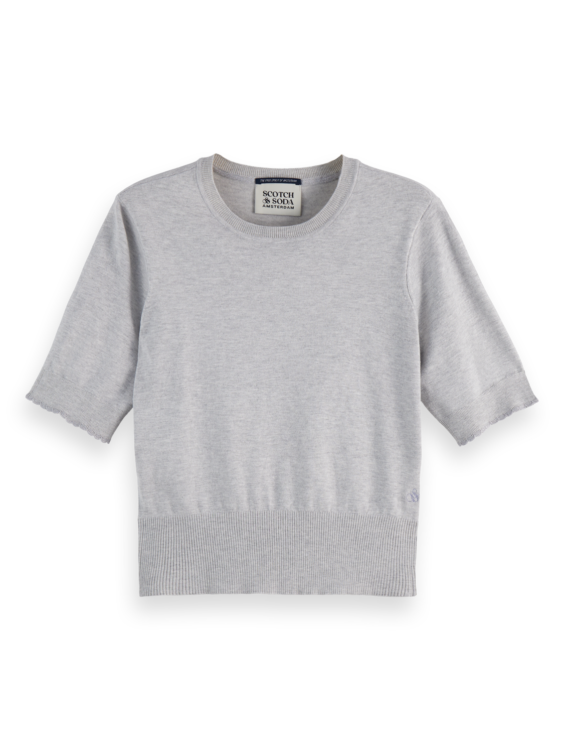 Crew neck short sleeve pullover