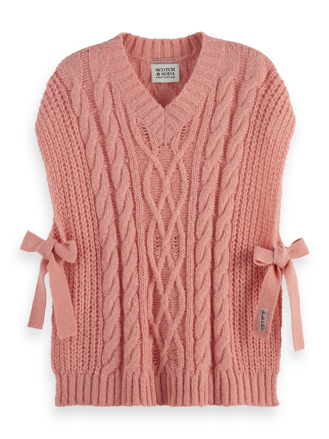 Cable stitch spencer