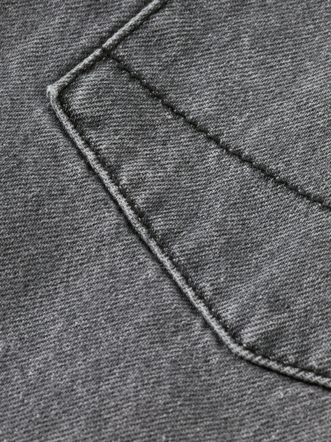 Washed denim overshirt