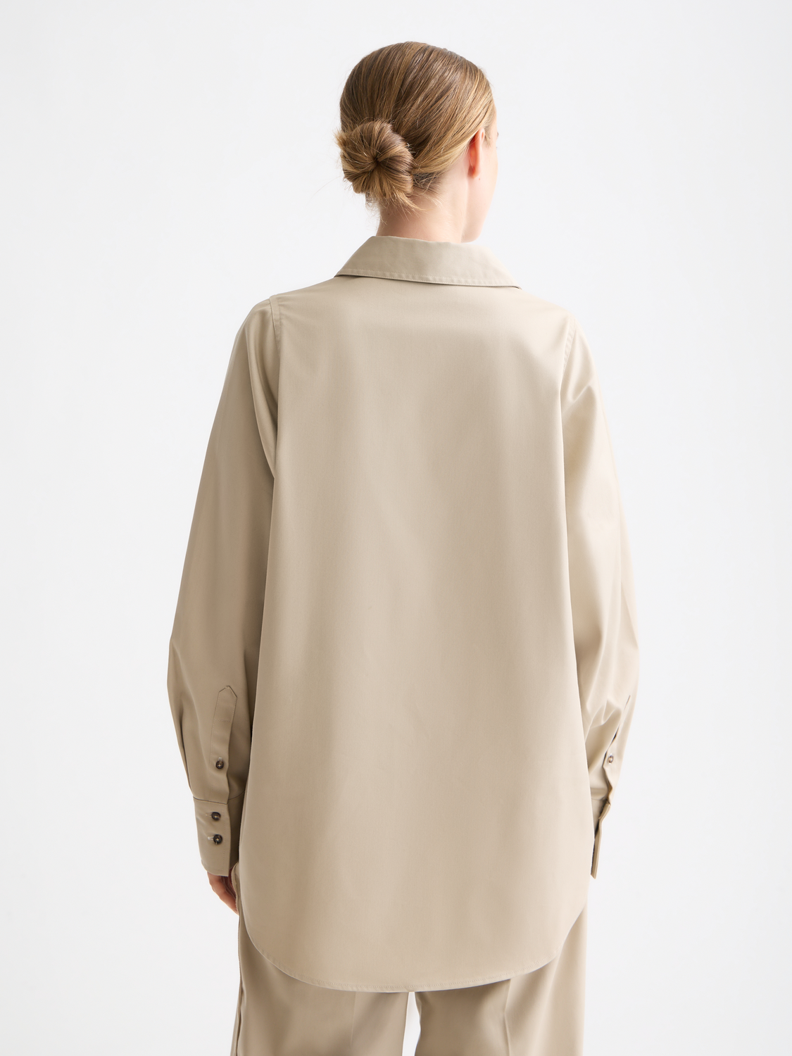 Contrast stitch shirt