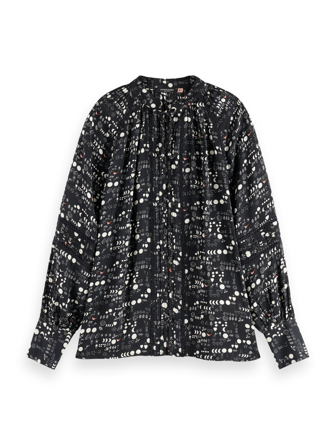 Lace detail blouse