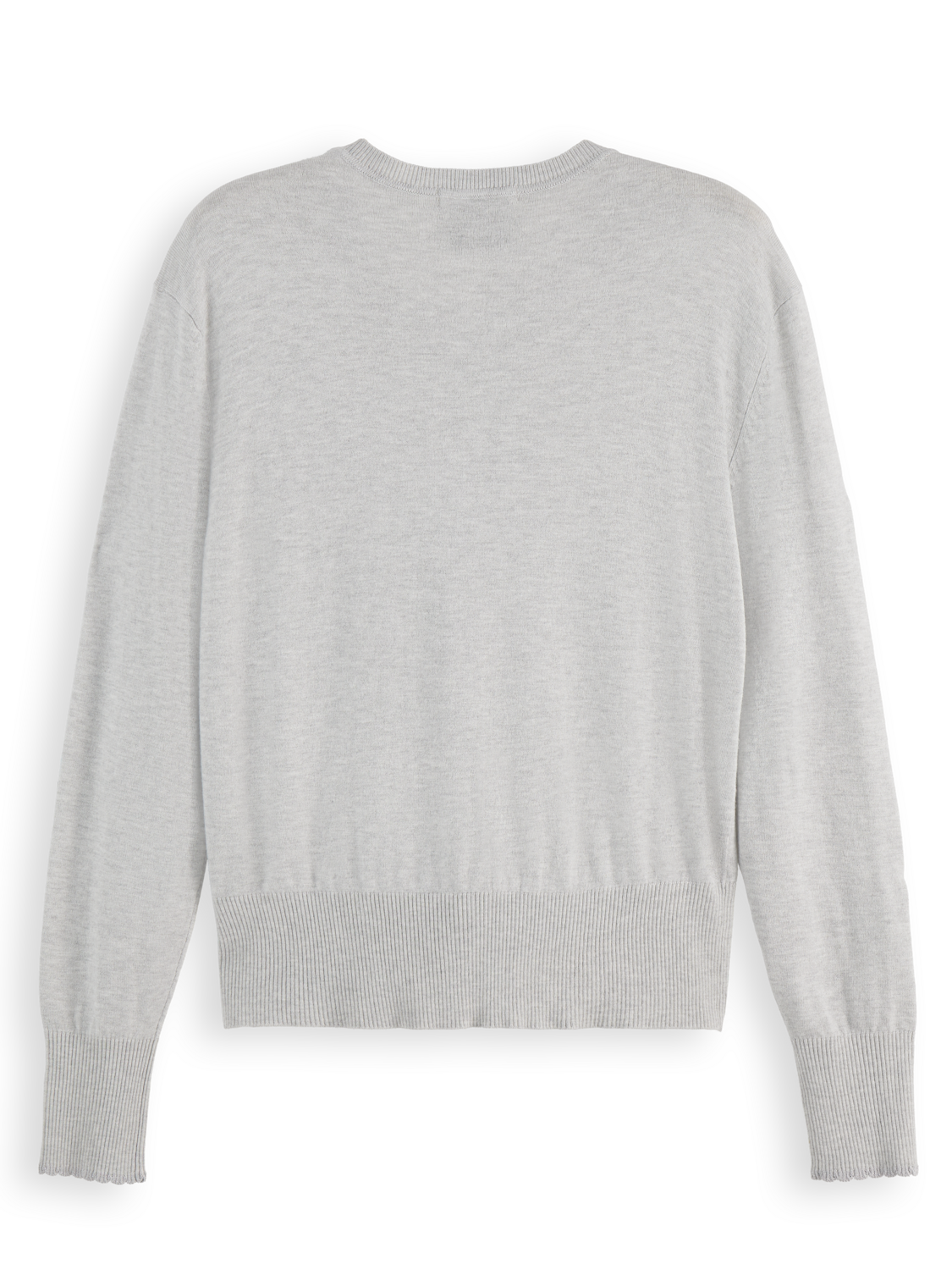 Crew neck relaxed cardigan