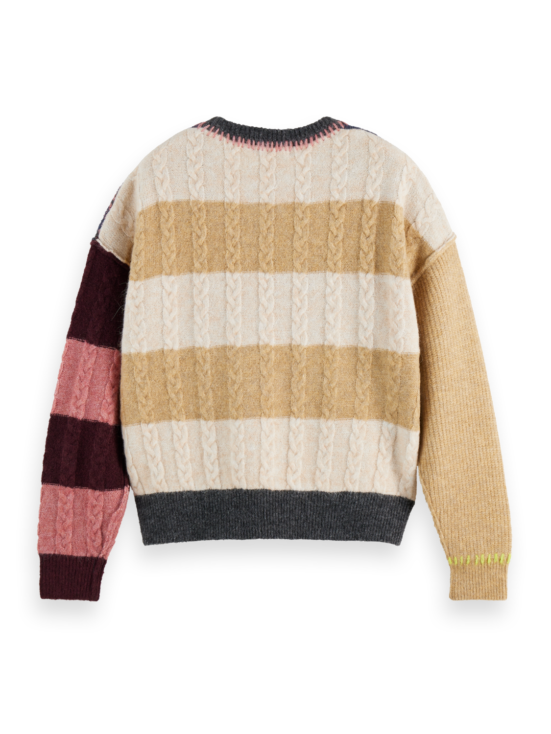 Blocked Fair Isle pullover