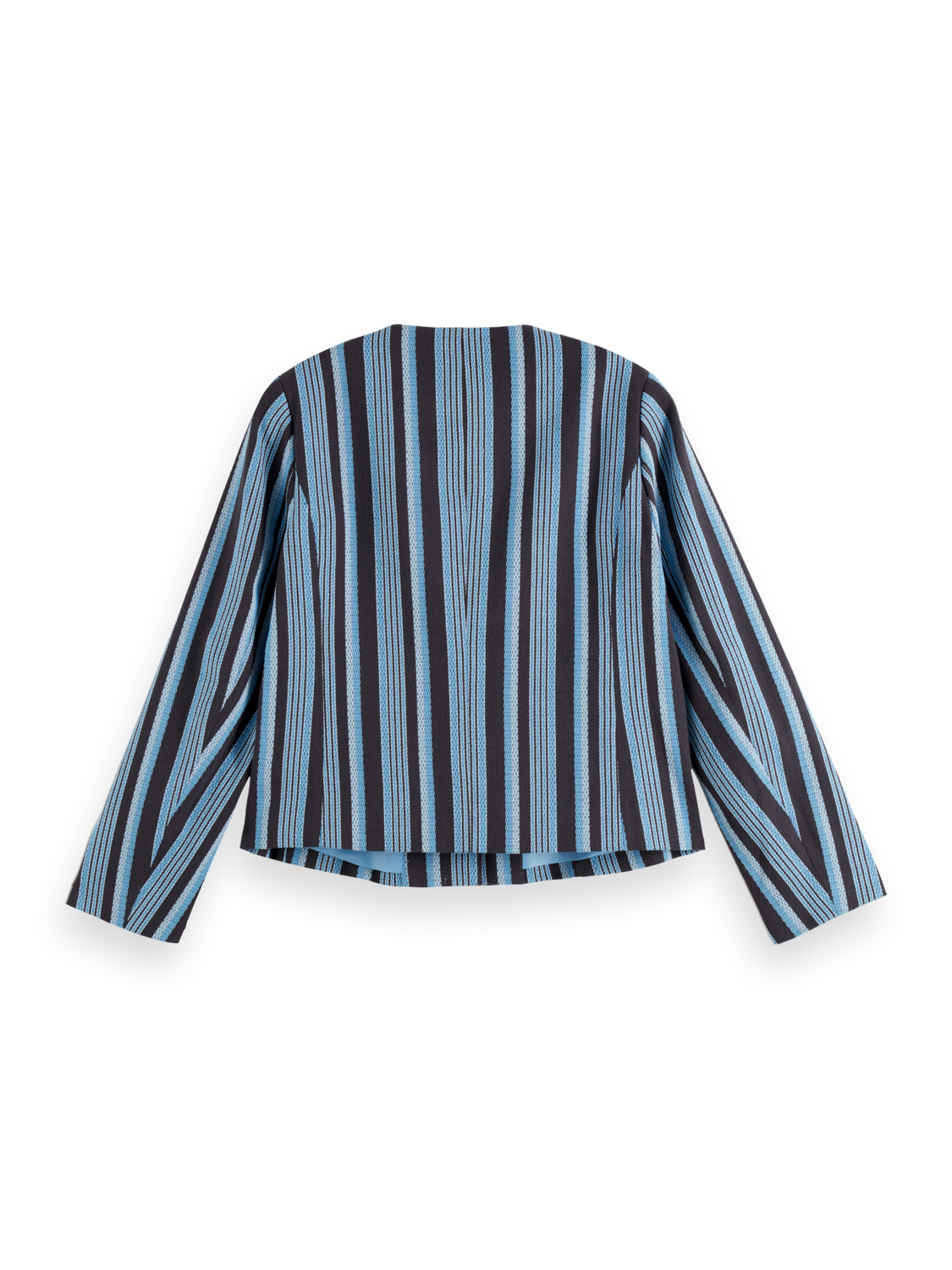 Textured Striped Blazer