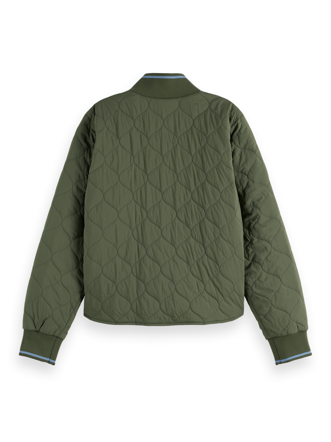 Reversible quilted bomber