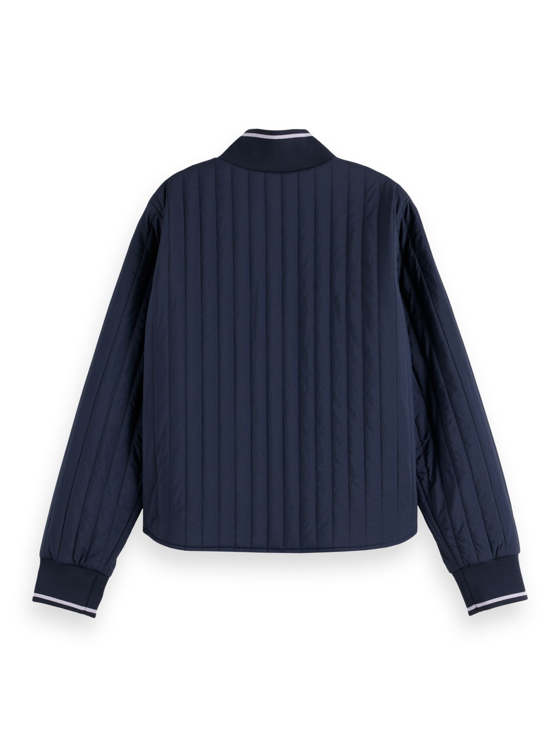 Reversible quilted bomber