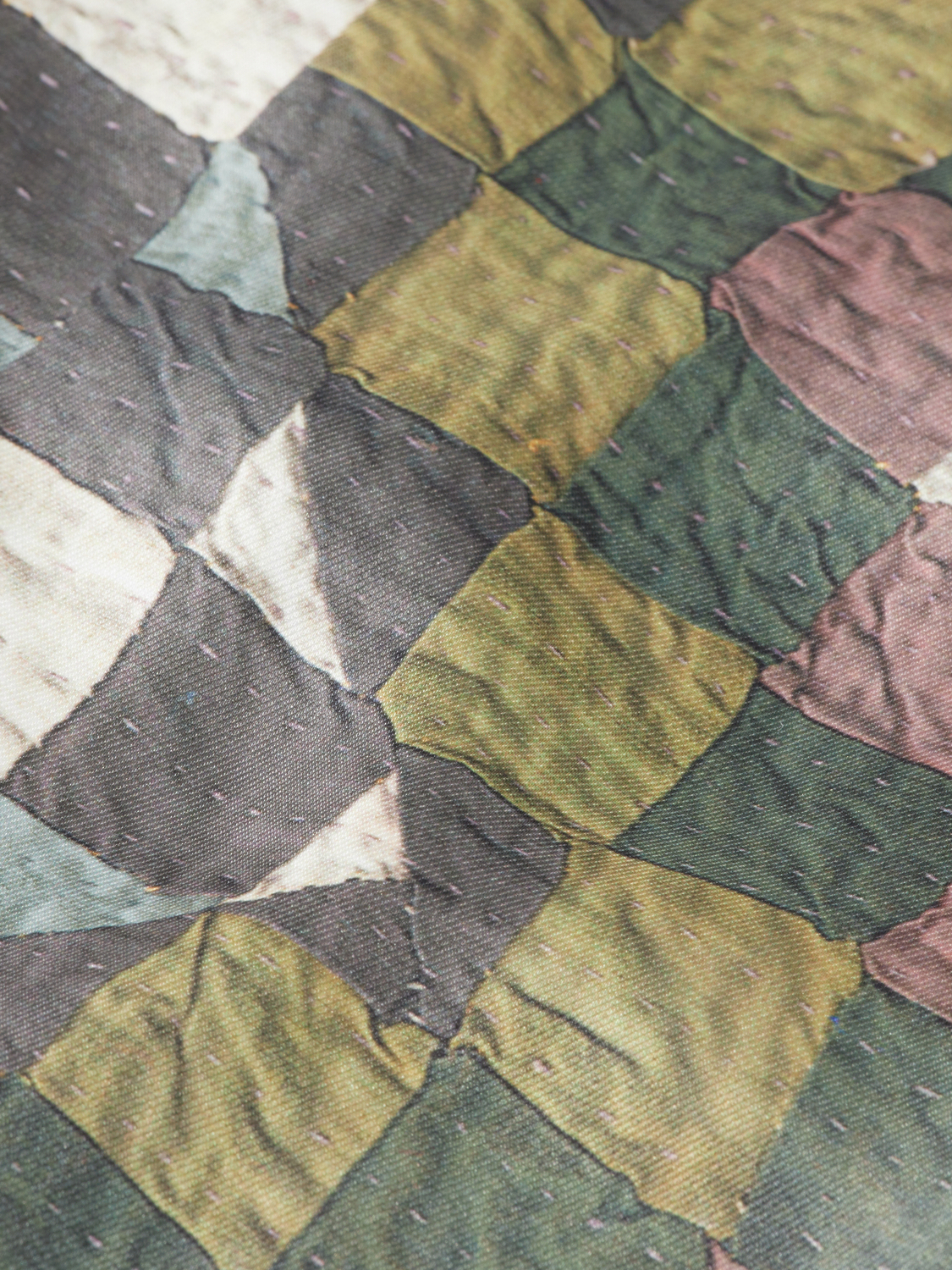 Reversible quilted bomber