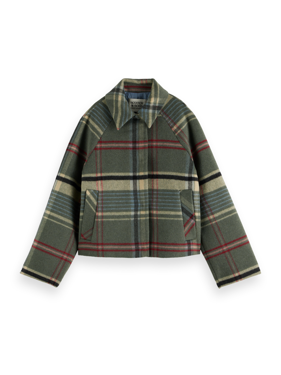 Boxy shirt jacket