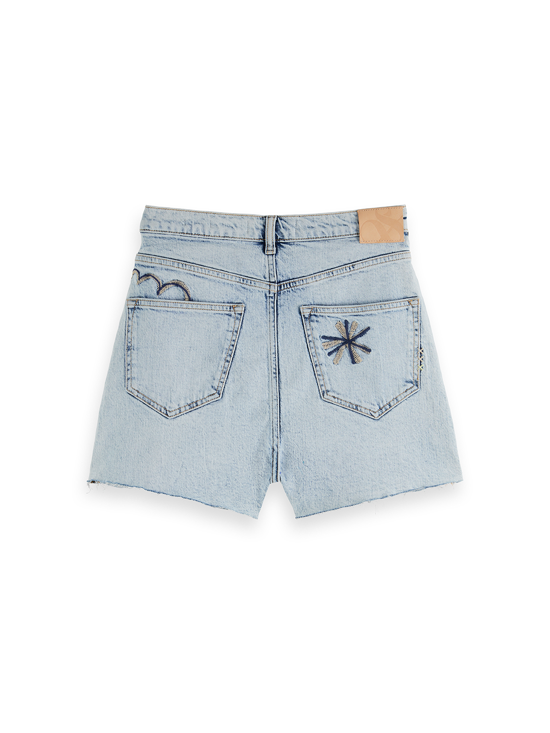 The Ray Embroidered Denim Short