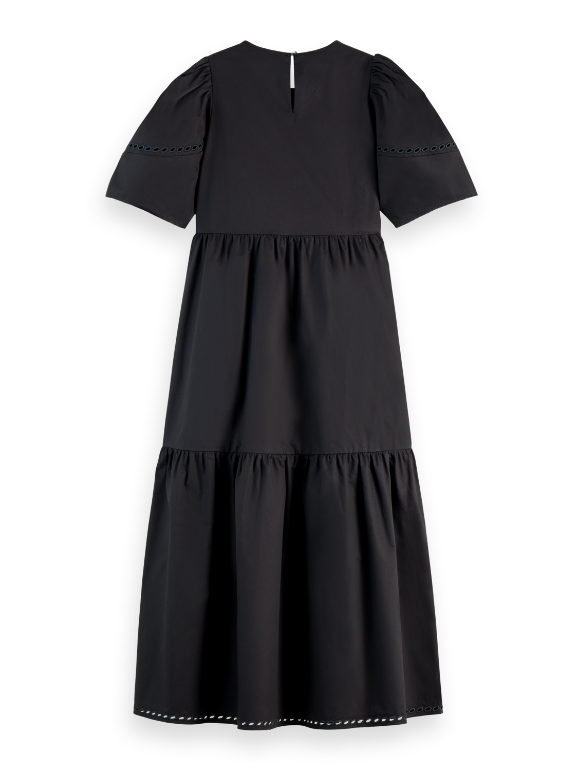 Cotton Twill Broderie Dress