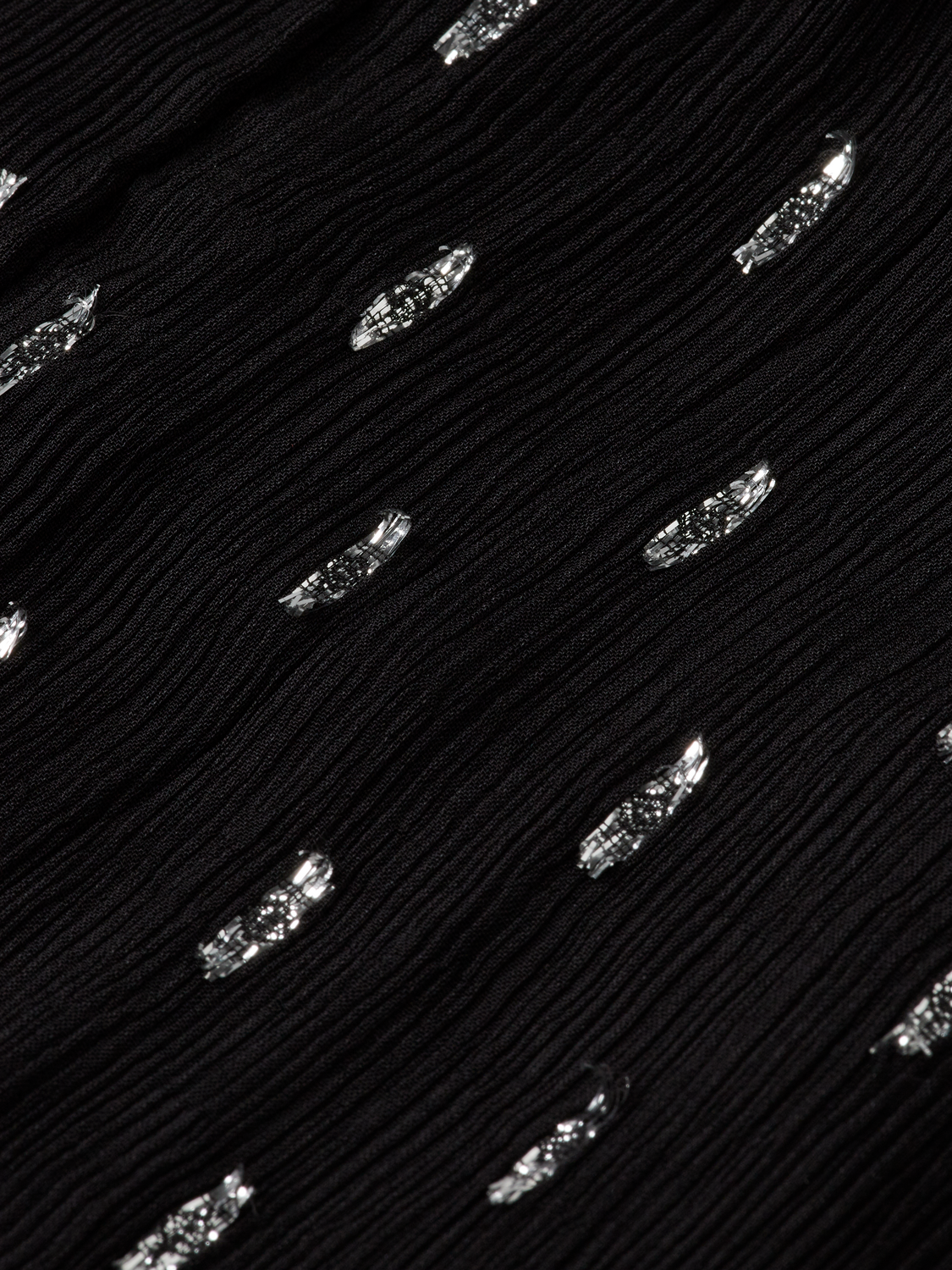 Long sleeve mini dress with draped front