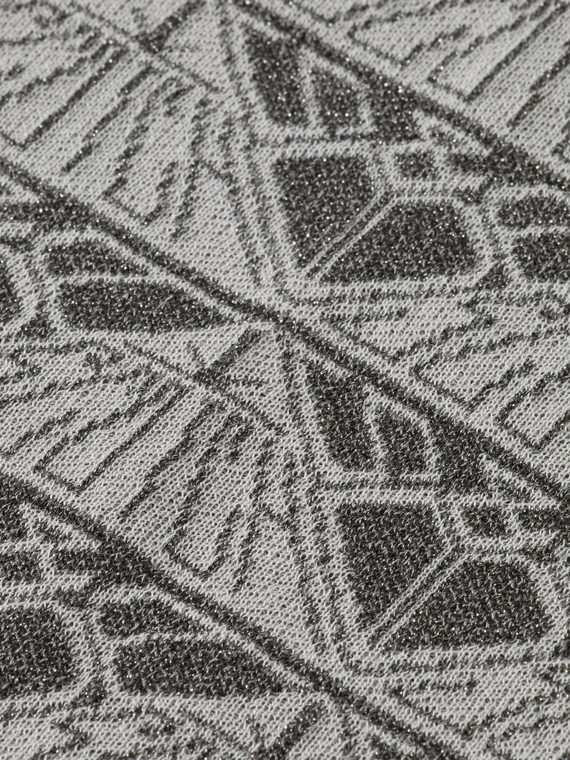 Monogram jacquard knitted trousers