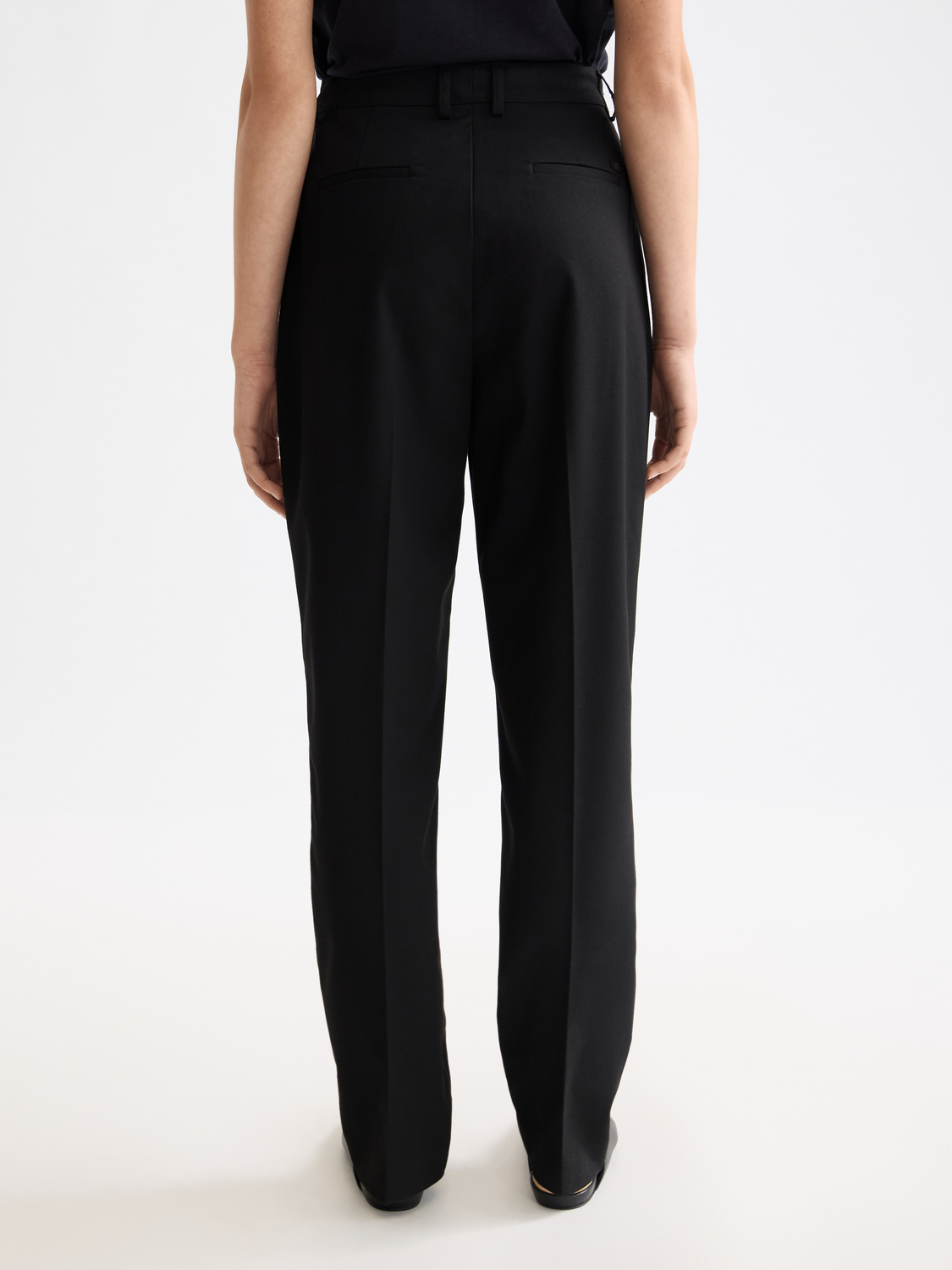 Robyn high rise relaxed gabardine pant