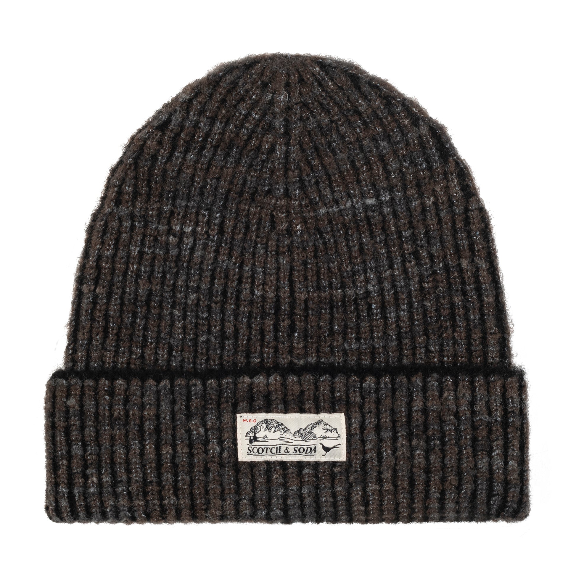 S&S 2 COLOR RIB CUFF BEANIE