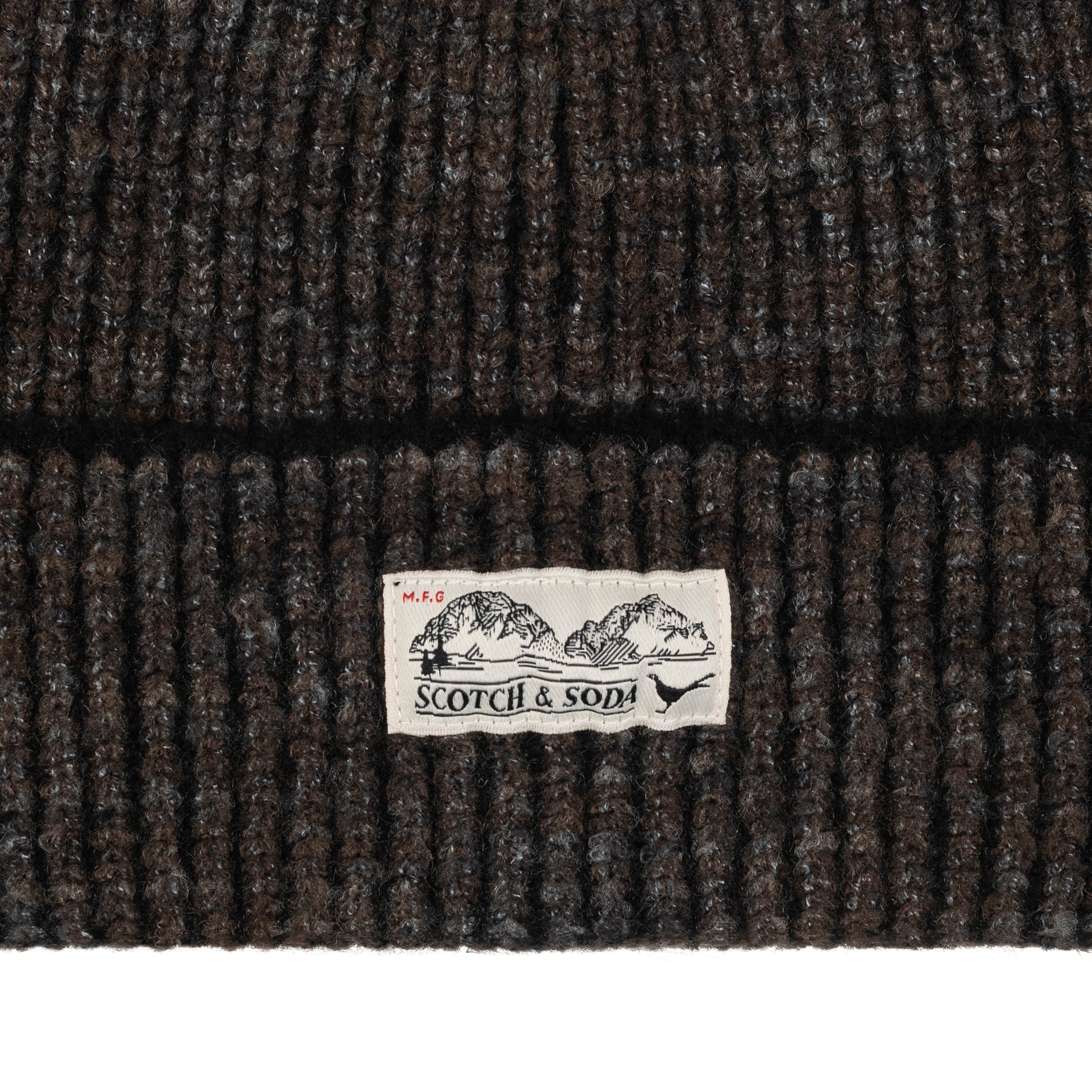 S&S 2 COLOR RIB CUFF BEANIE