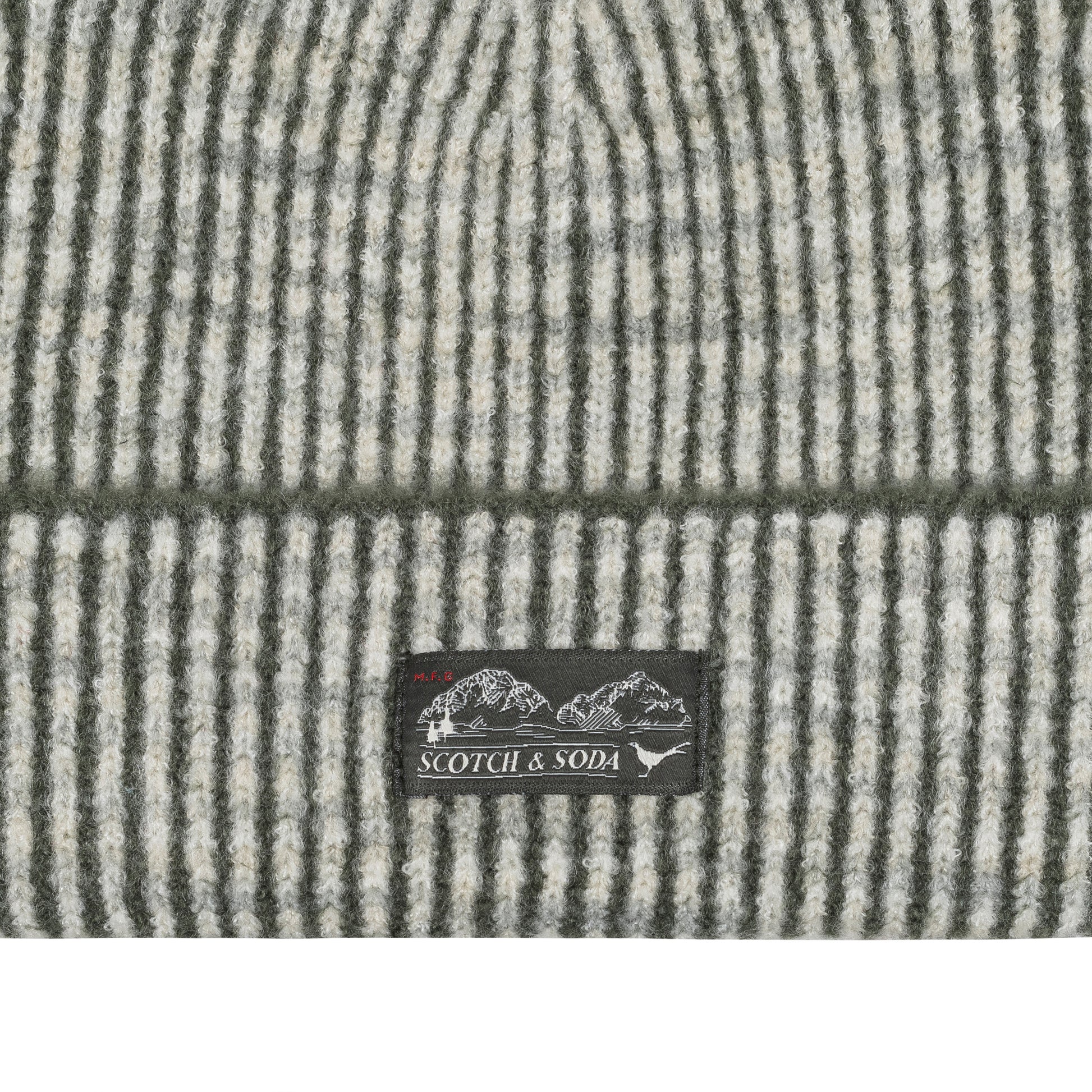 S&S 2 COLOR RIB CUFF BEANIE