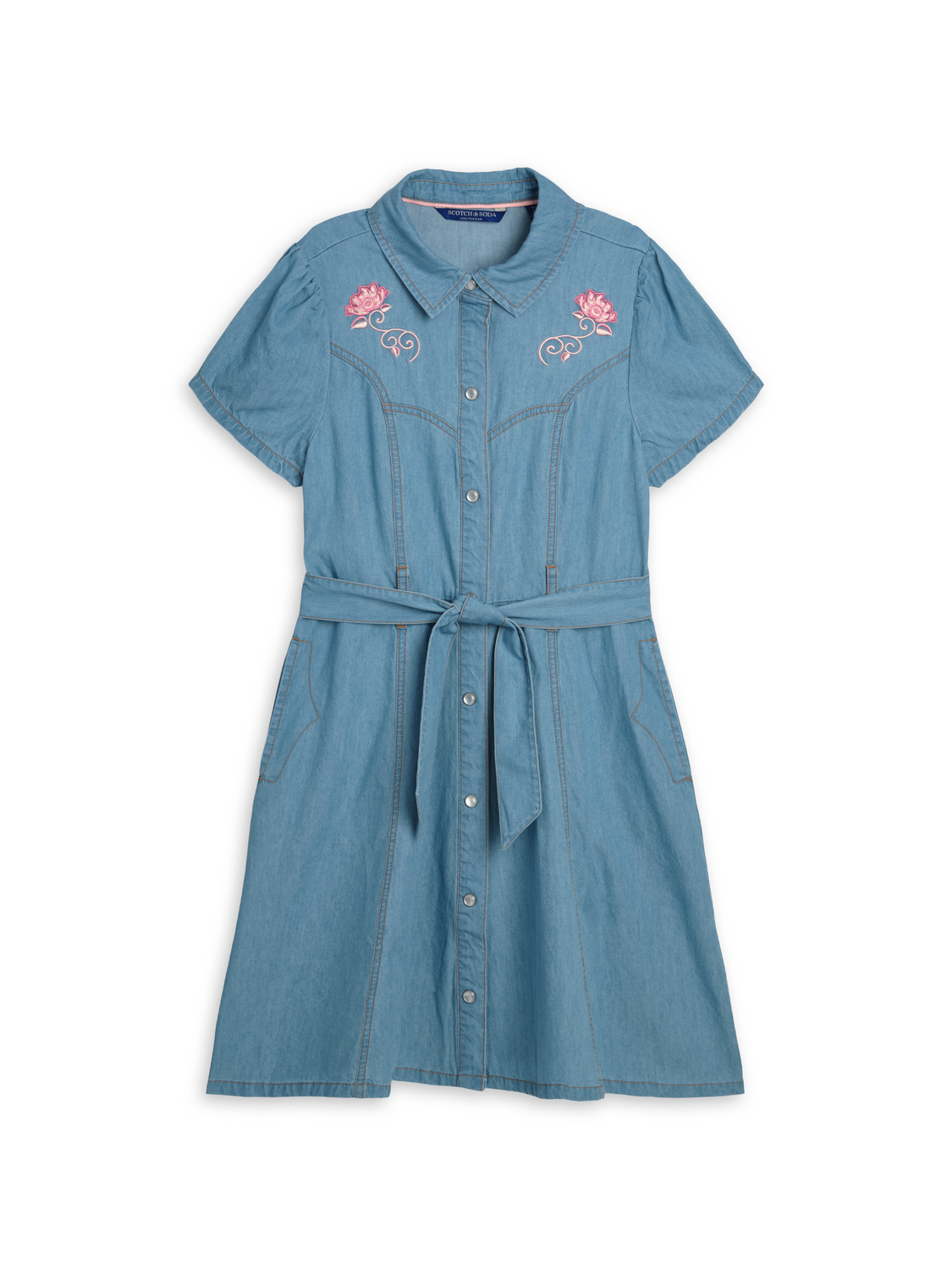 scotch and soda denim dress Scotch & Soda Long-Sleeve Denim Shirt Dress
