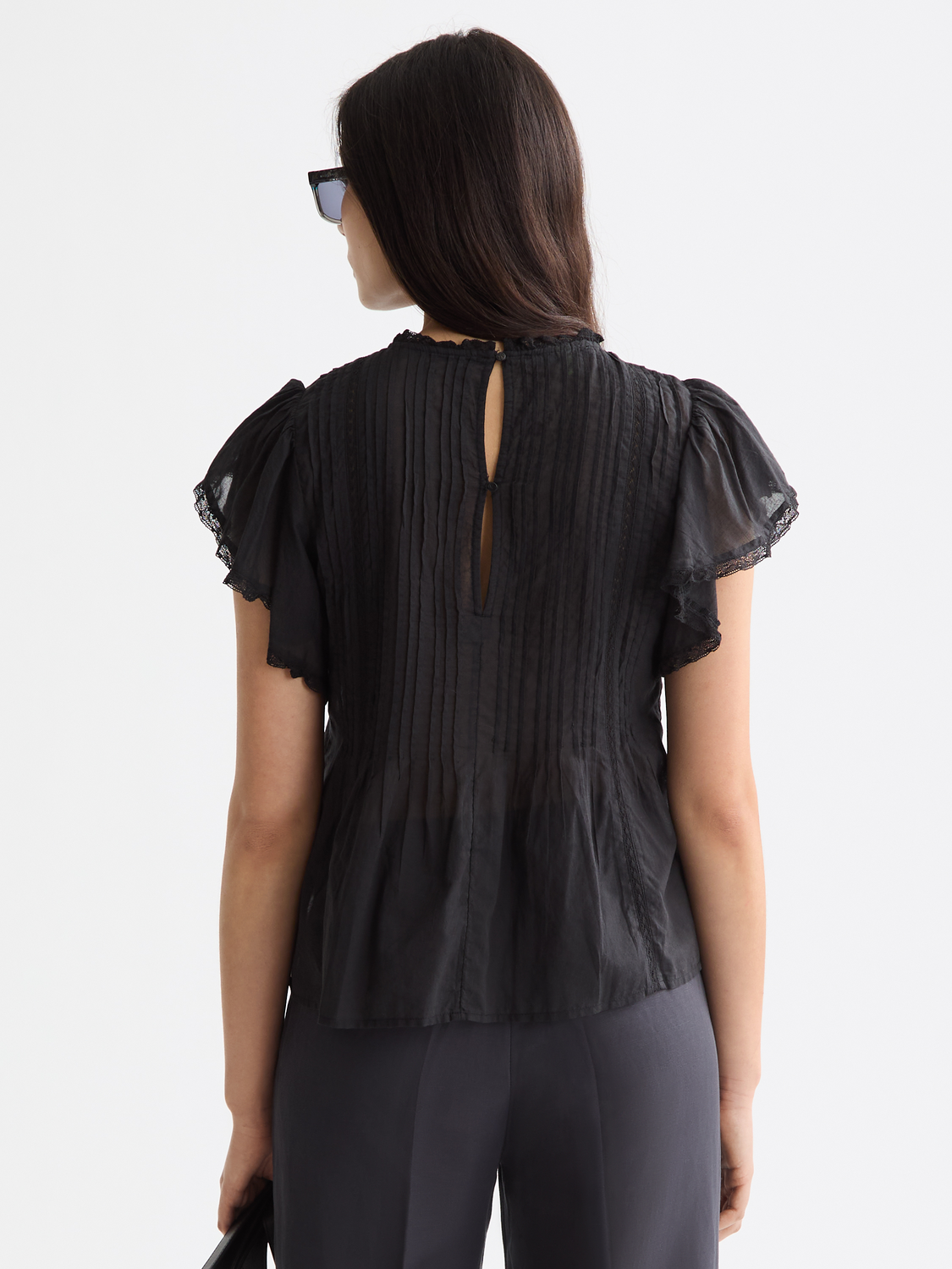 Butterfly sleeve top