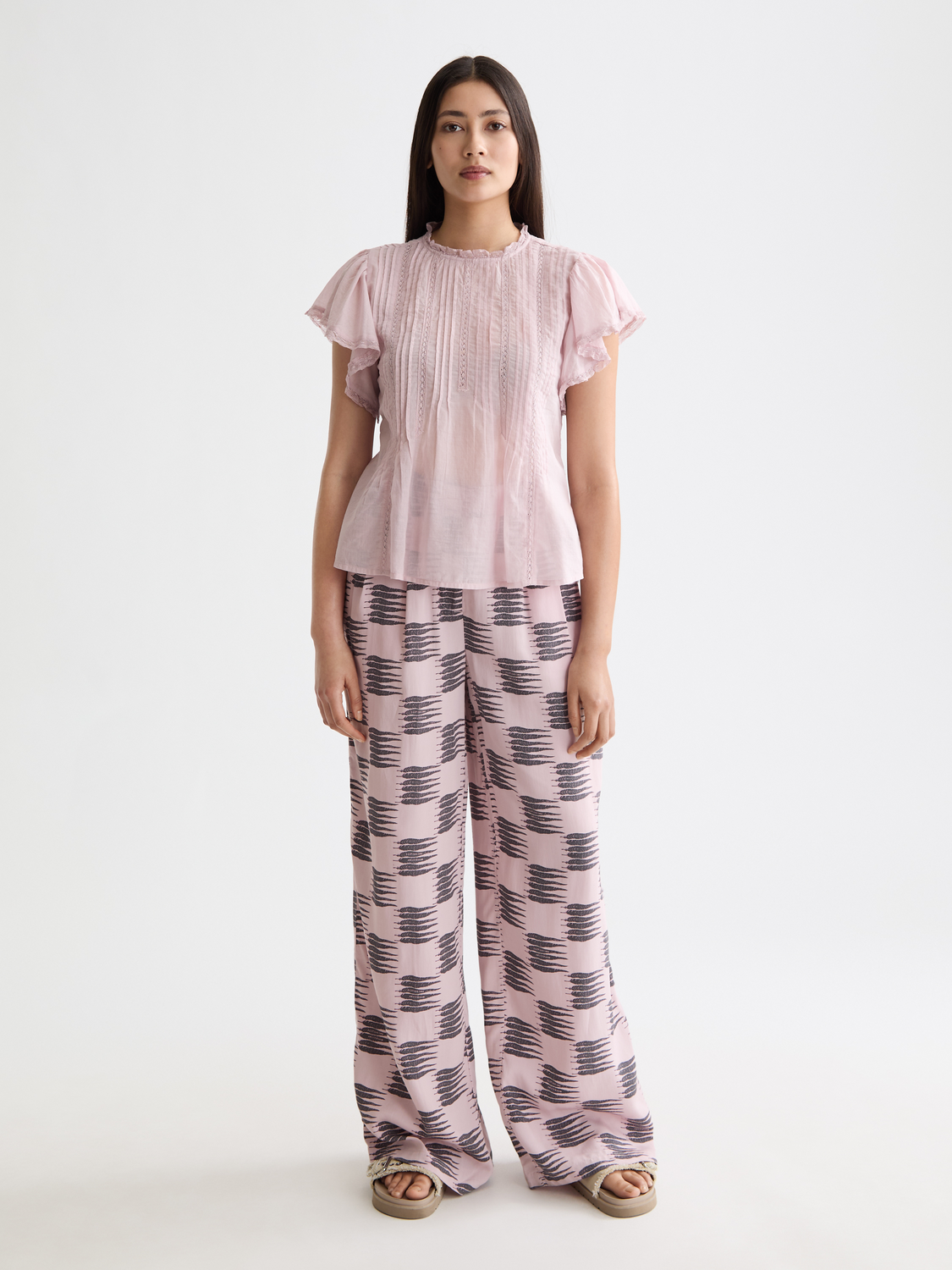 Butterfly sleeve top