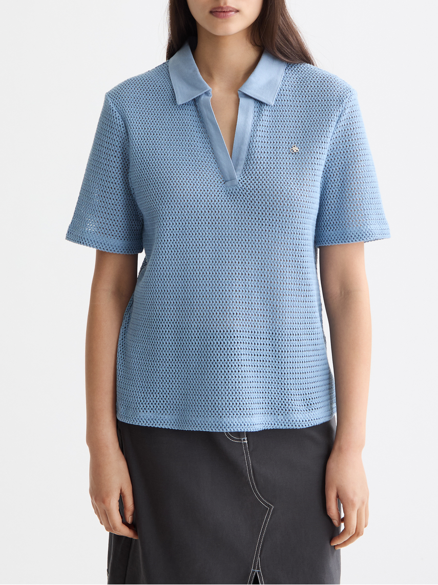 Crochet polo – Scotch & Soda Amsterdam
