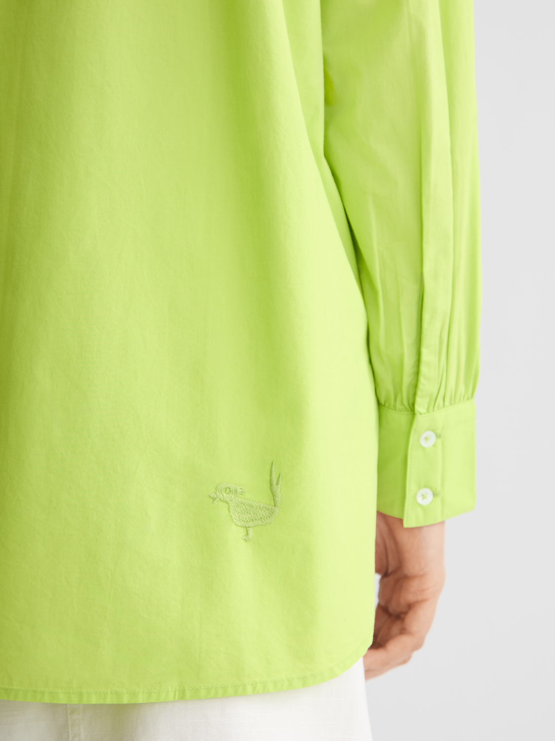 Embroidered girlfriend shirt