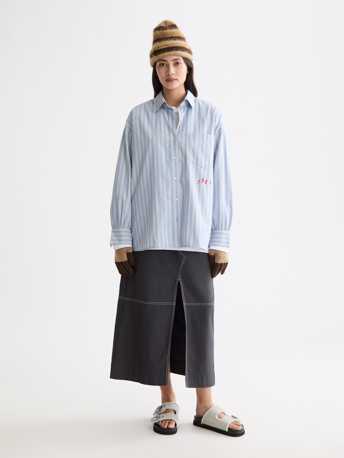 Embroidered girlfriend shirt