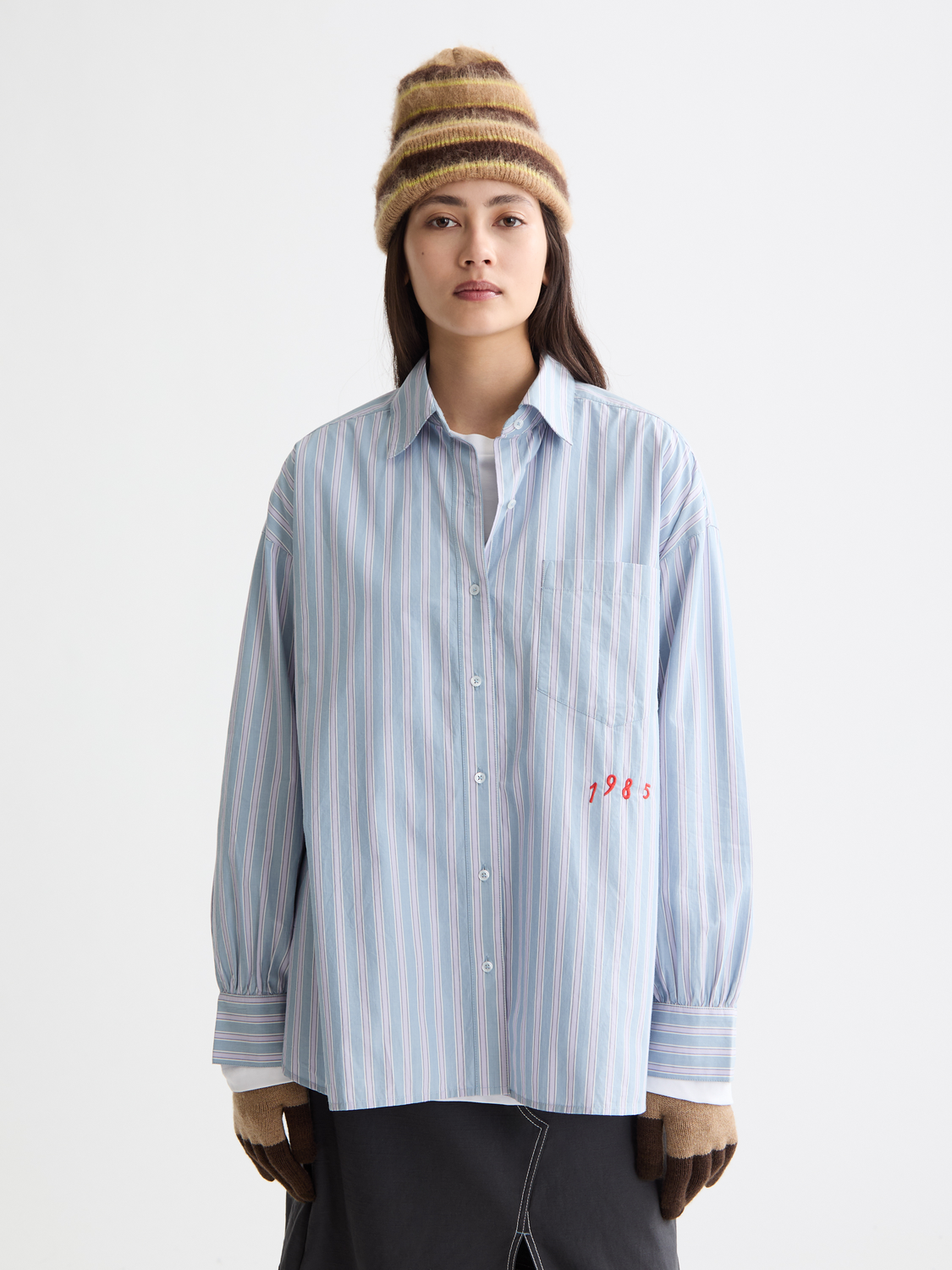 Embroidered girlfriend shirt