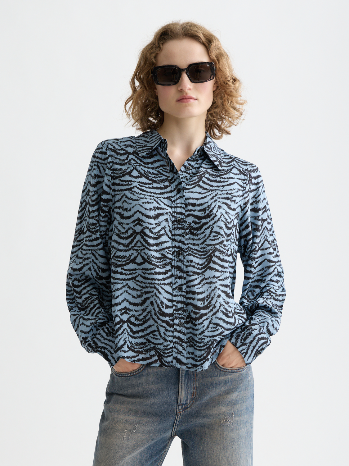 Printed relaxed shirt