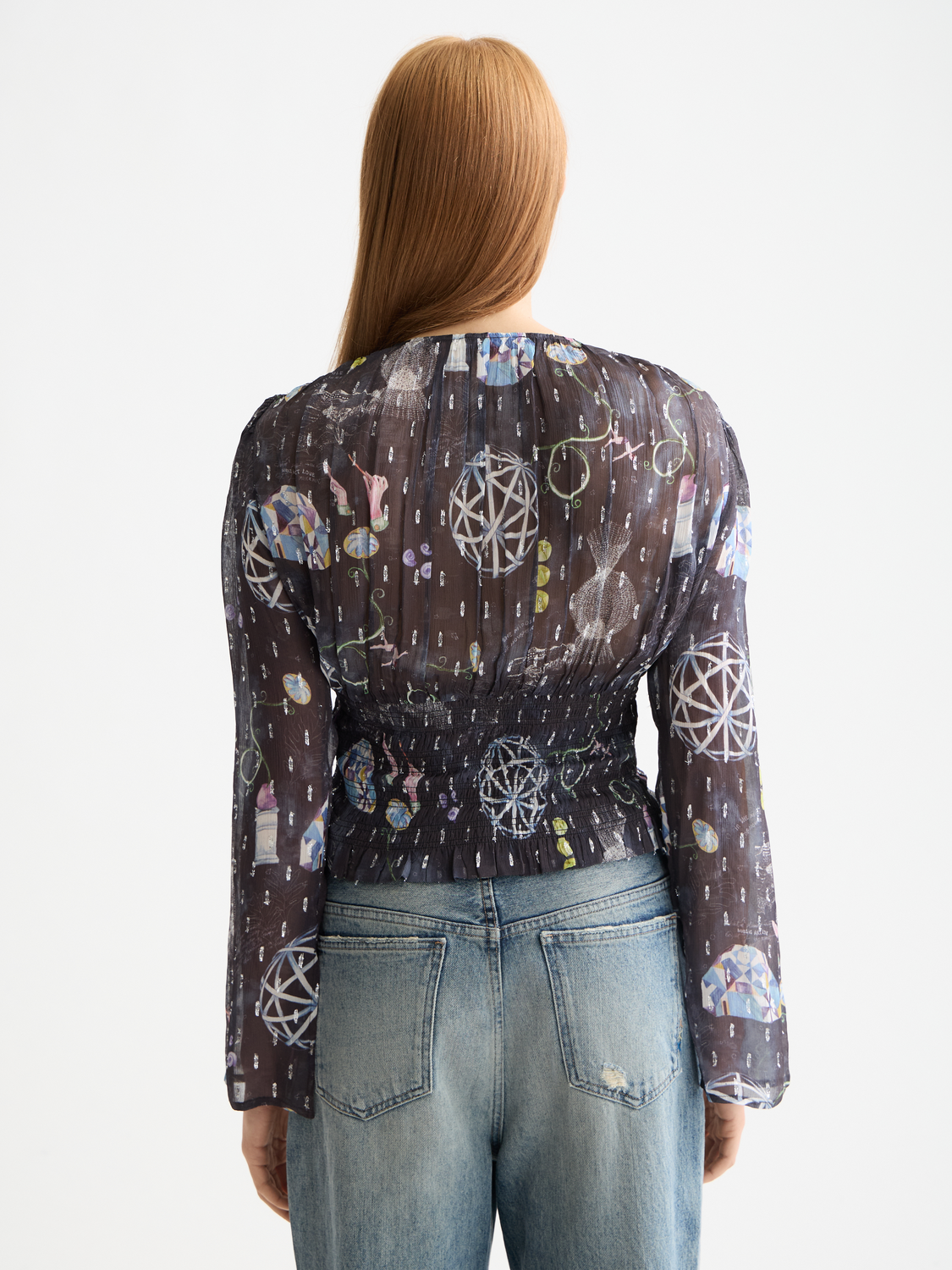 Smocked waist top