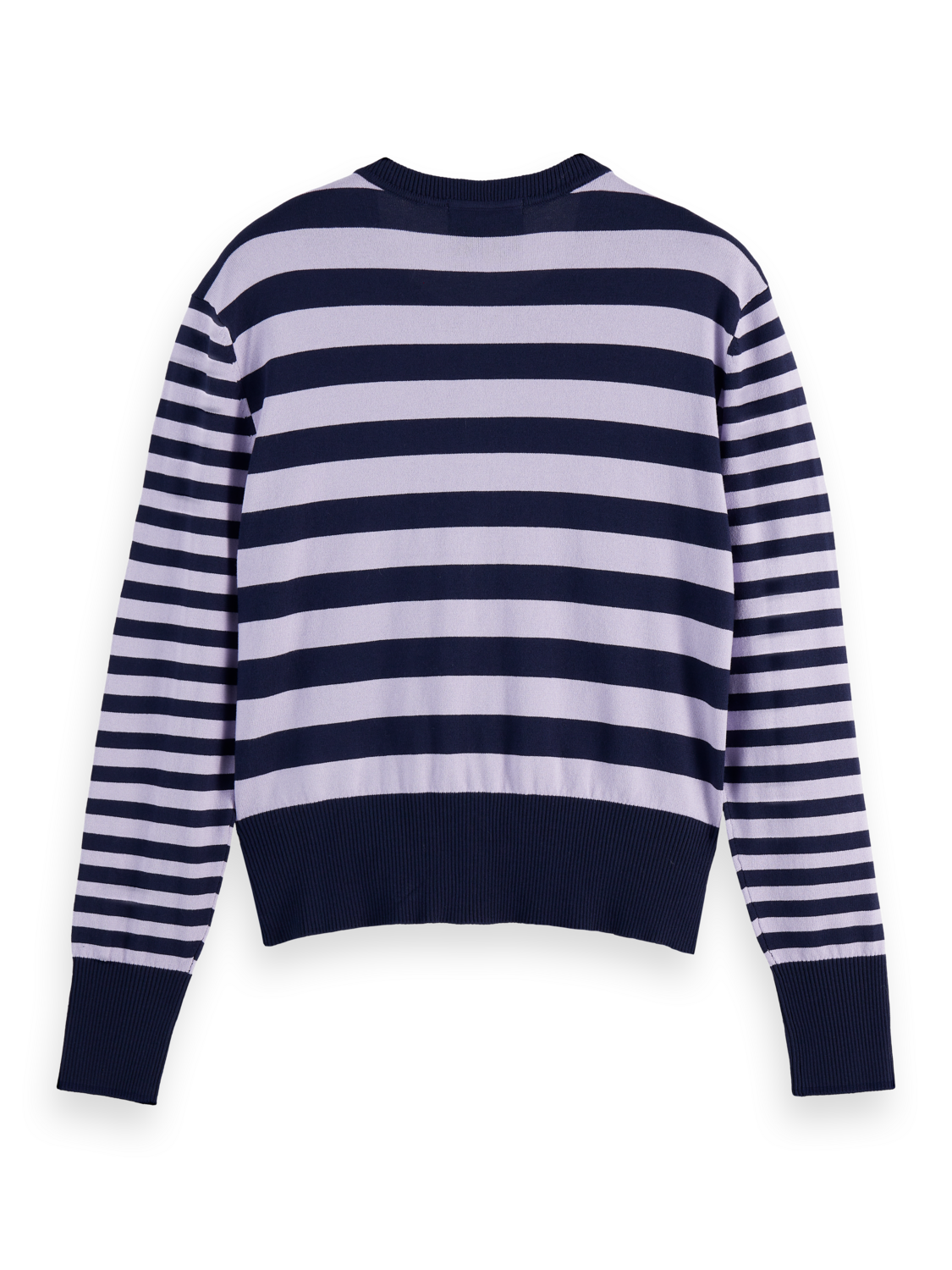 Crew neck relaxed cardigan