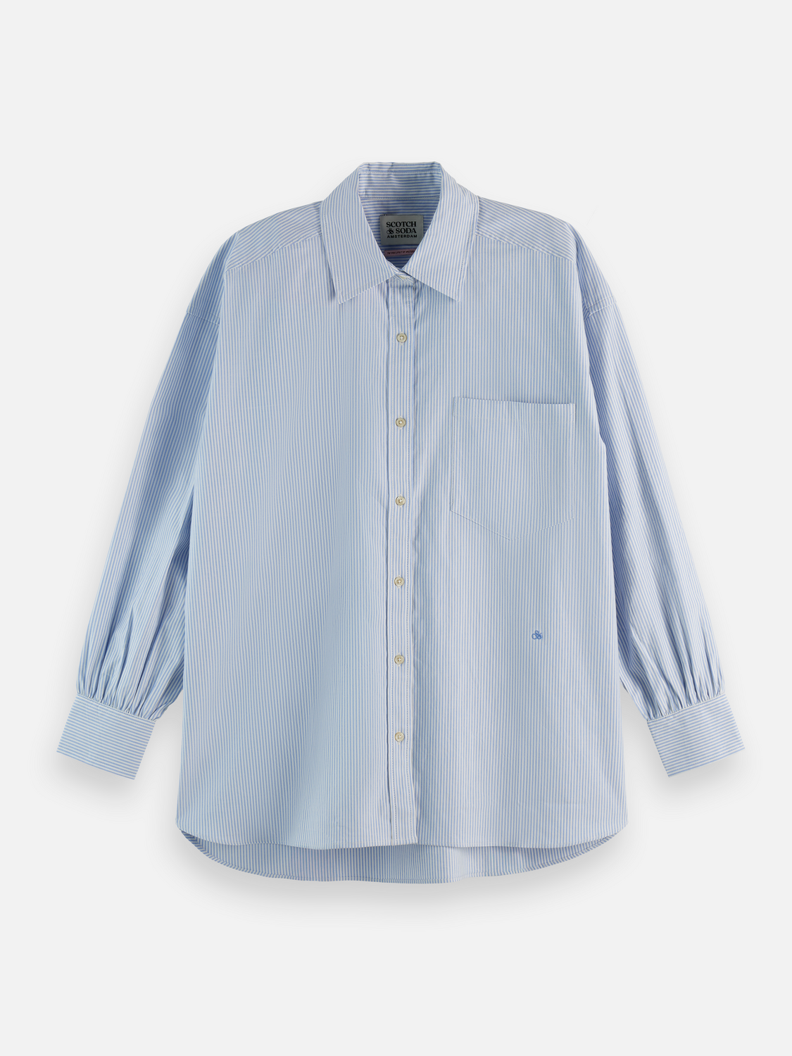 Essentials GIRLFRIEND OXFORD STRIPES SHIRT