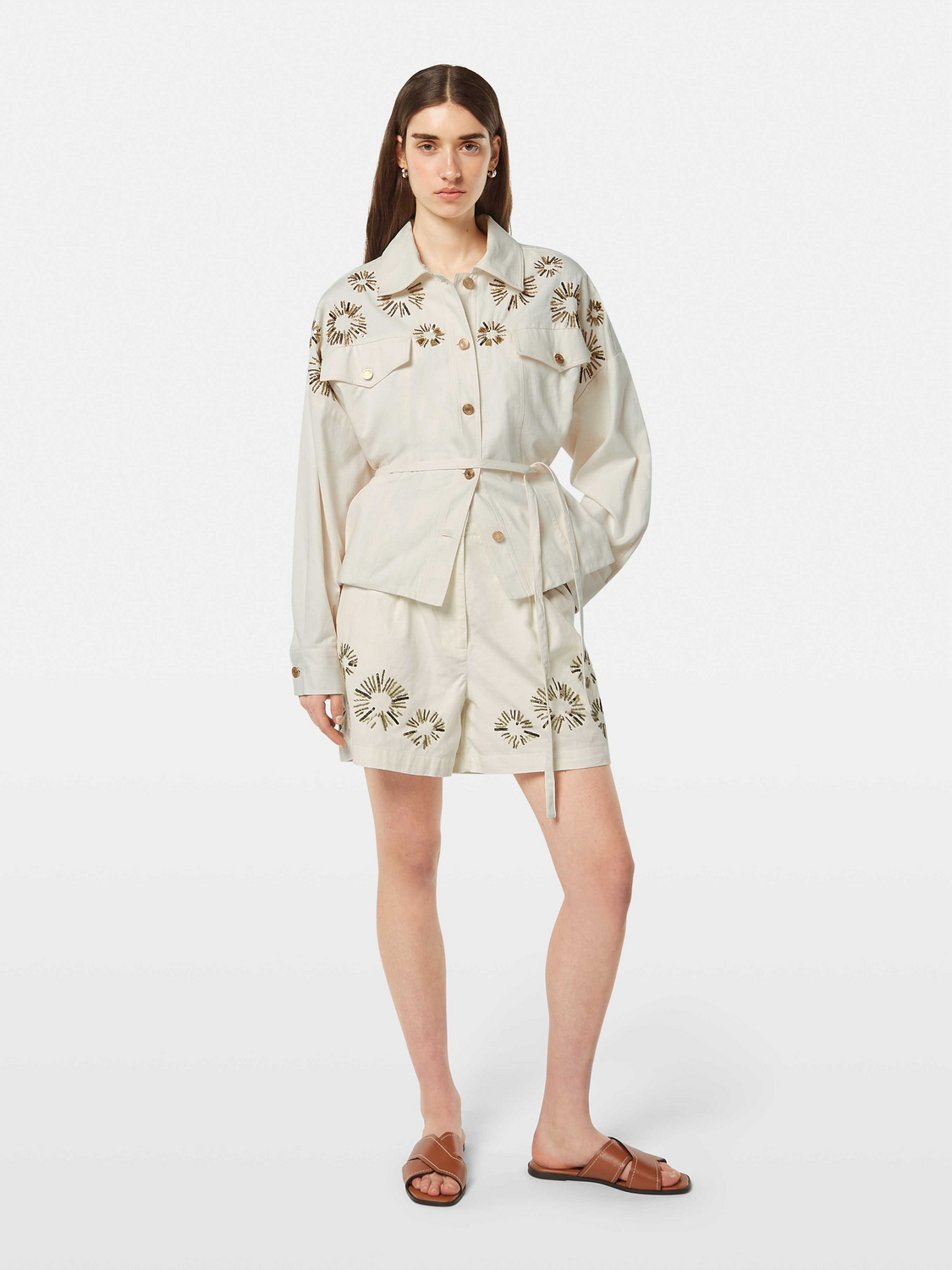 Embroidered Shorts